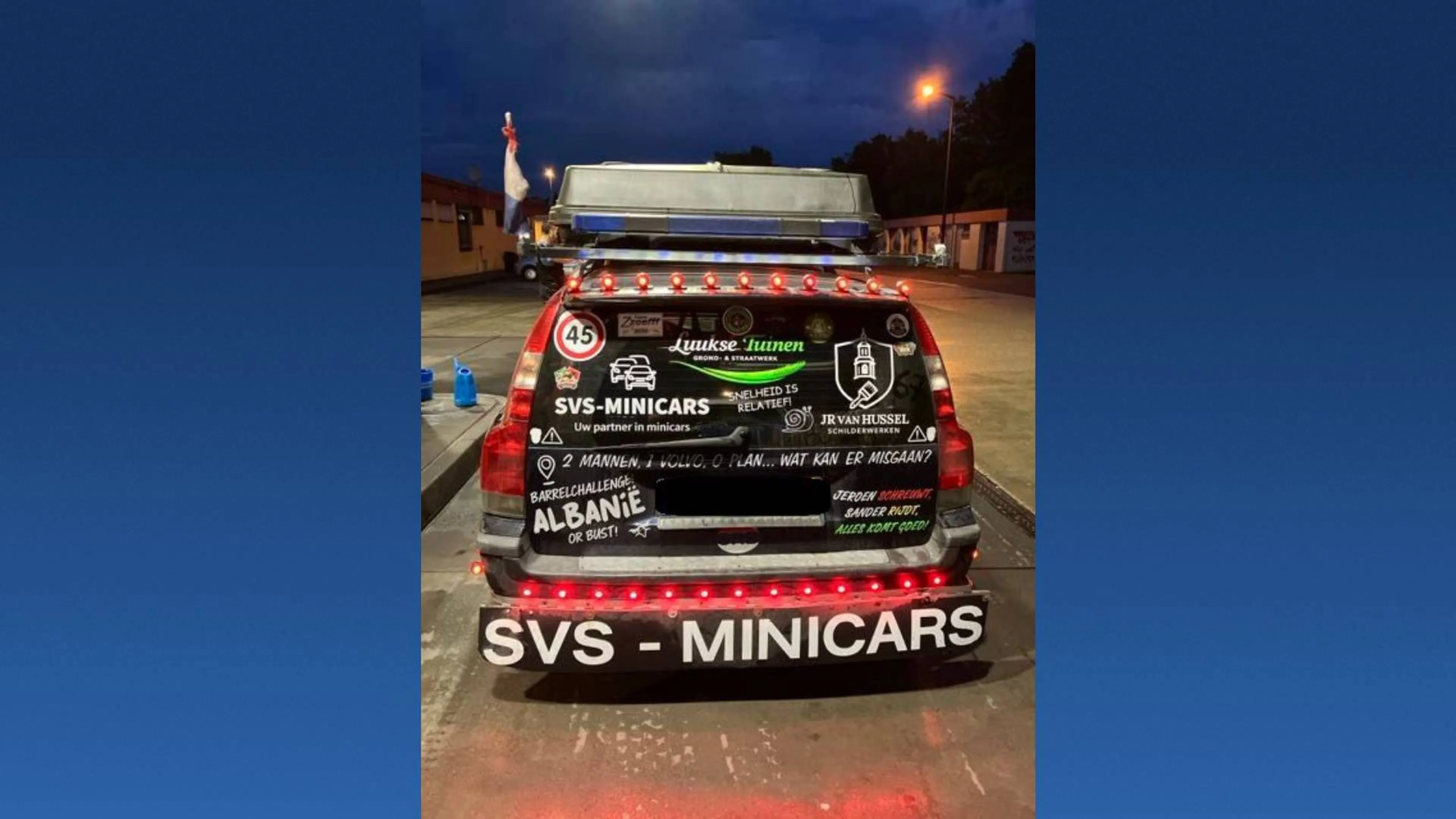 Nederlandse Volvo met zelfgemaakt zwaailicht gestopt door Duitse politie
