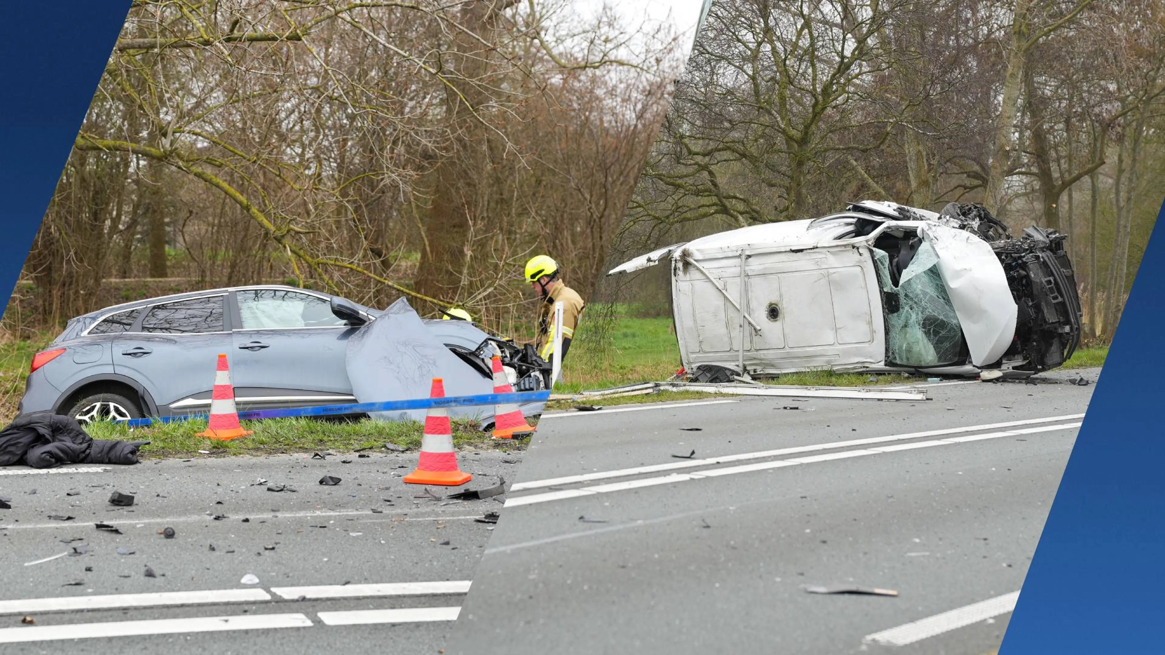 Dode en meerdere gewonden bij zwaar ongeval in Venhuizen