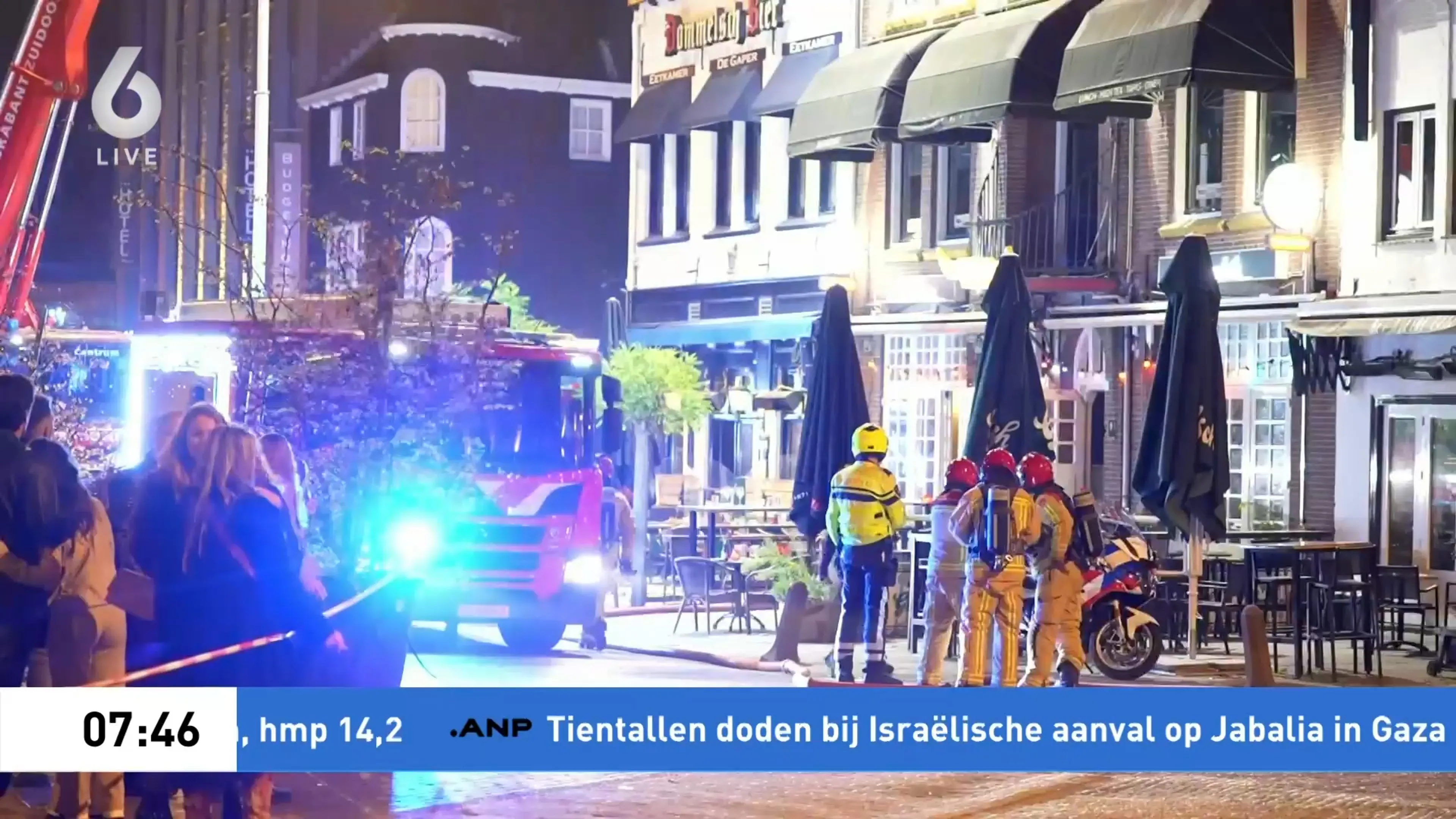Panden rond café in Eindhoven uit voorzorg ontruimd om brand