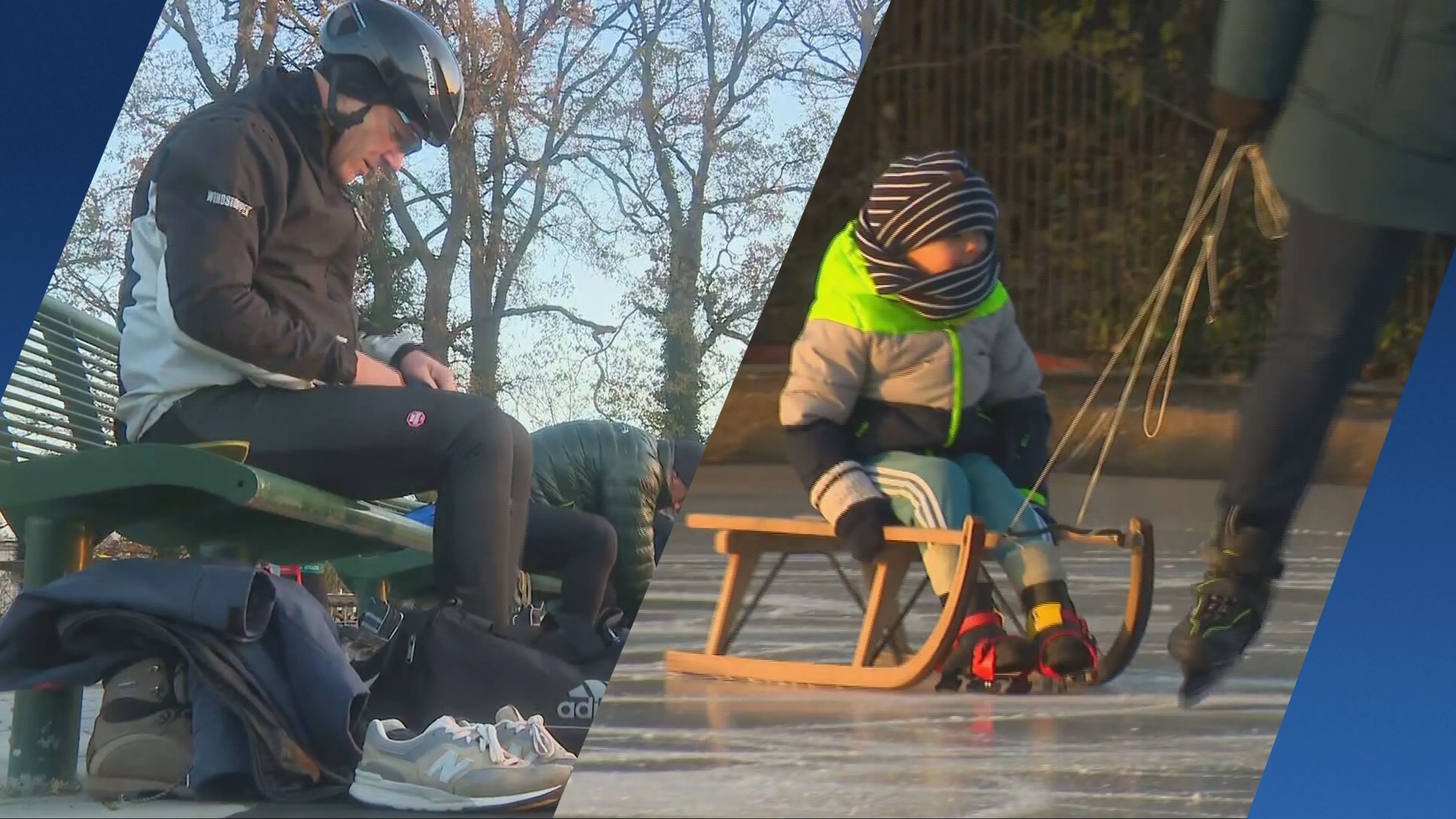 Volop ijspret in Winterswijk: 'Geweldig verjaardagscadeau'