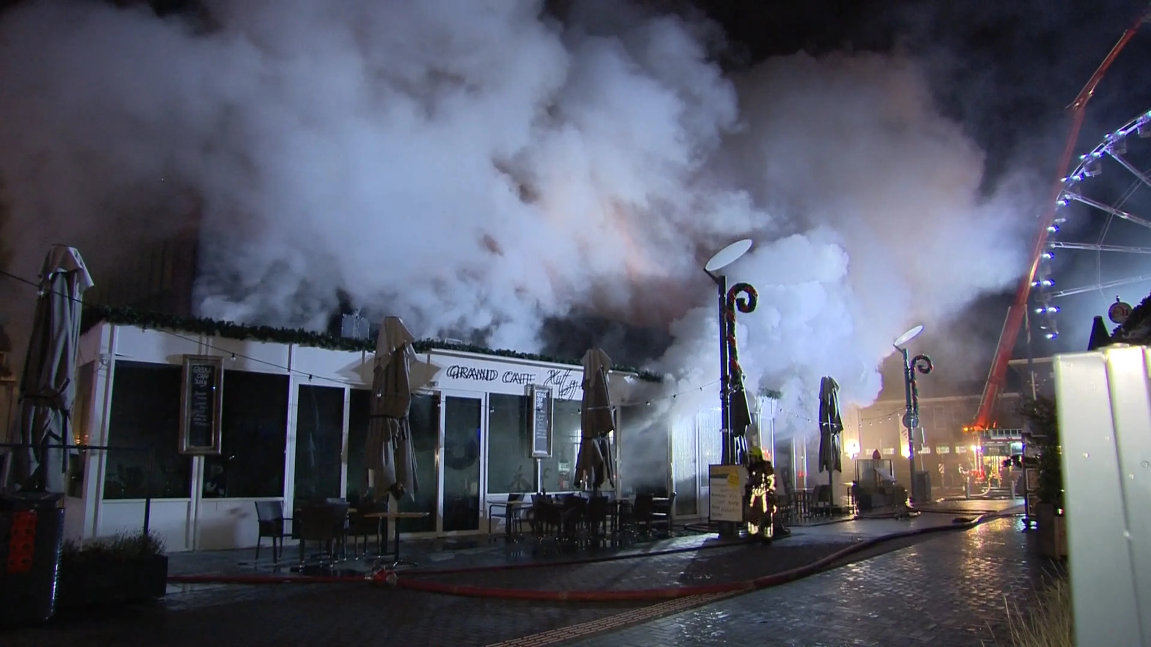 Grote brand bij restaurant Roermond veroorzaakt veel rookoverlast