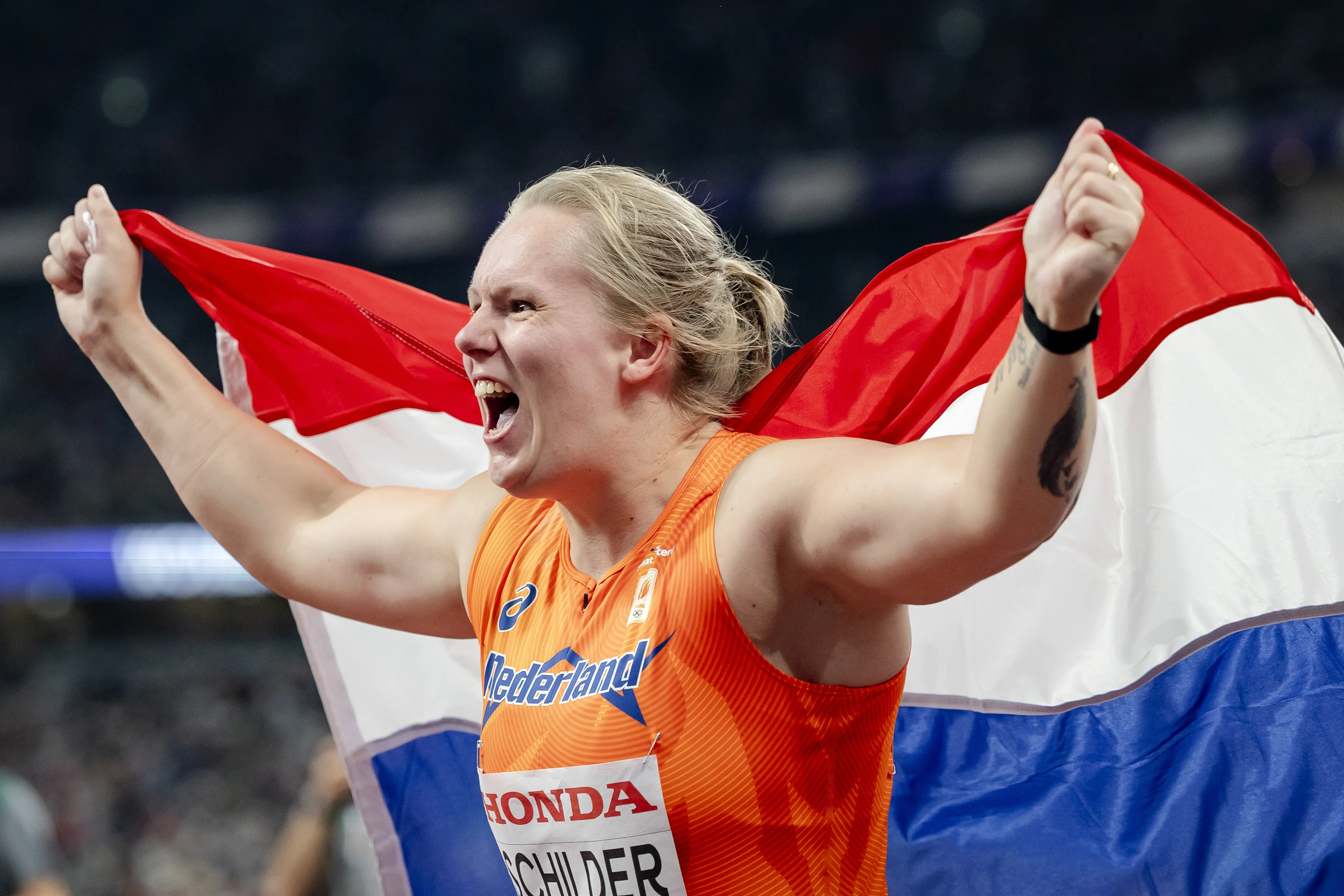 Kogelstootster Jessica Schilder gekozen tot Sportvrouw van het Jaar