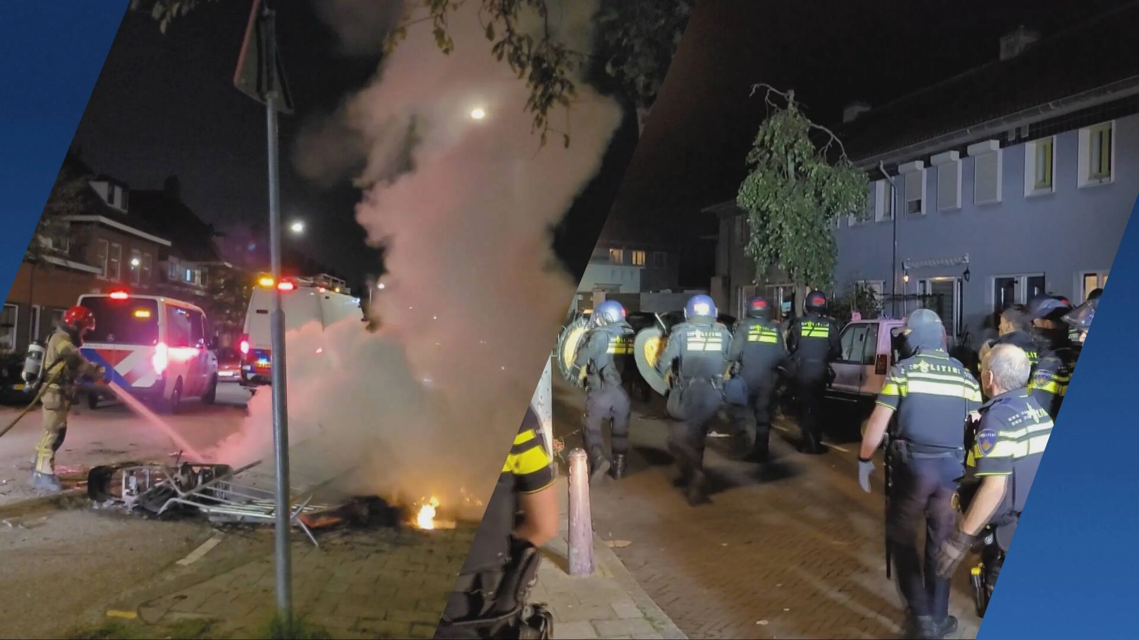 'Bakstenen naar politie gegooid bij onrust in Amsterdam-Noord'