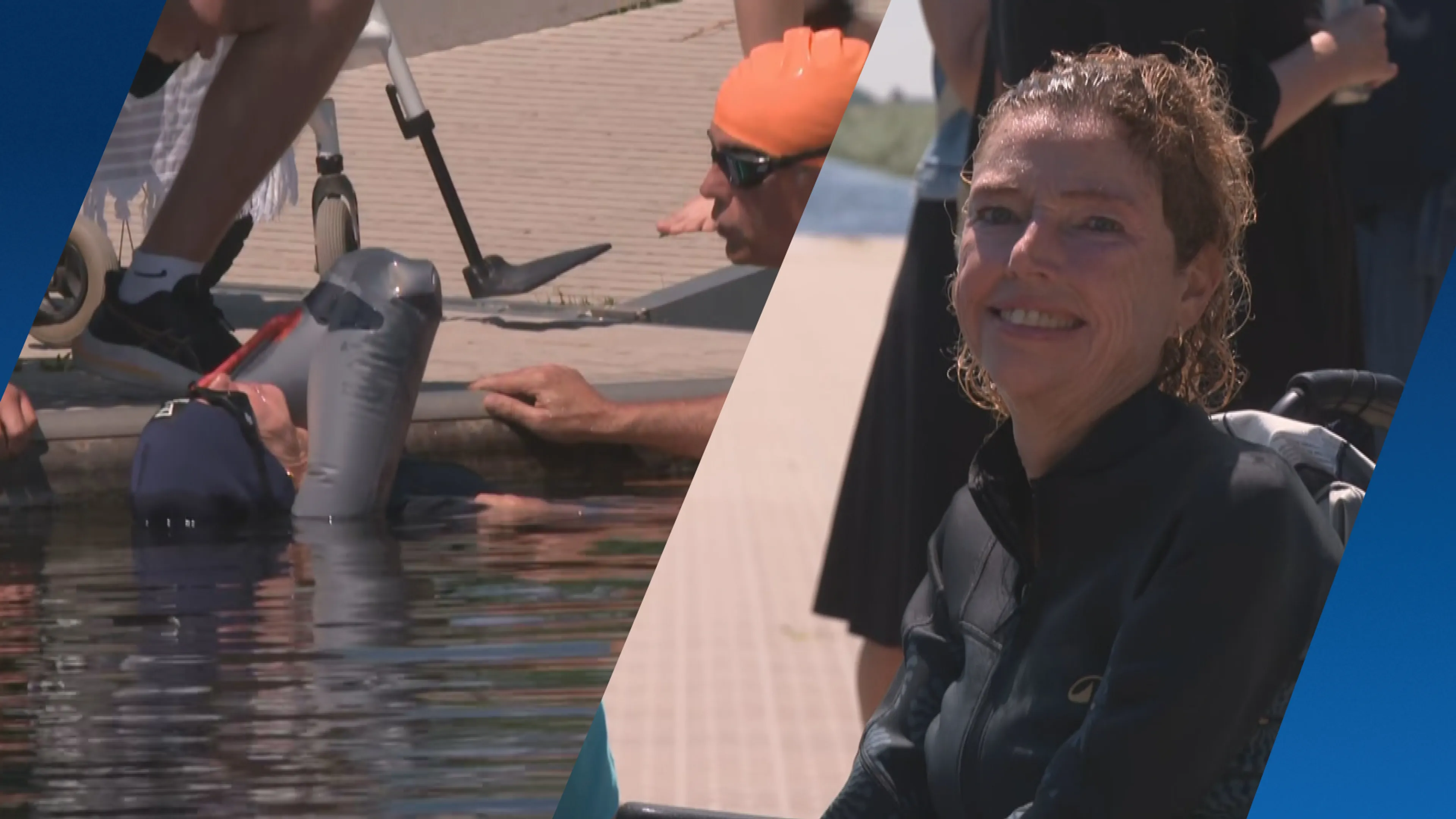 Lucille leeft al 23 jaar met ALS en duikt tóch het water in voor het goede doel