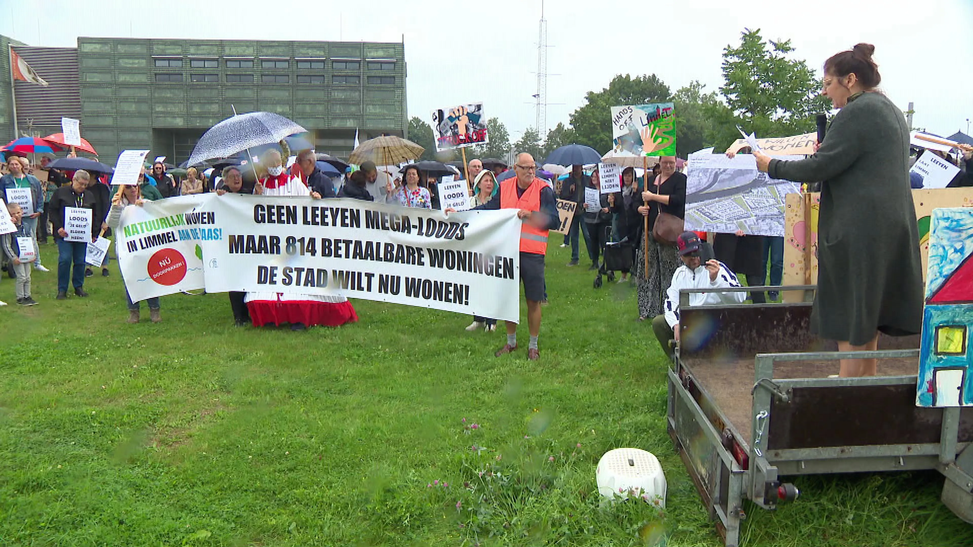 Maastrichtse wijk in opstand tegen bouw megaloods