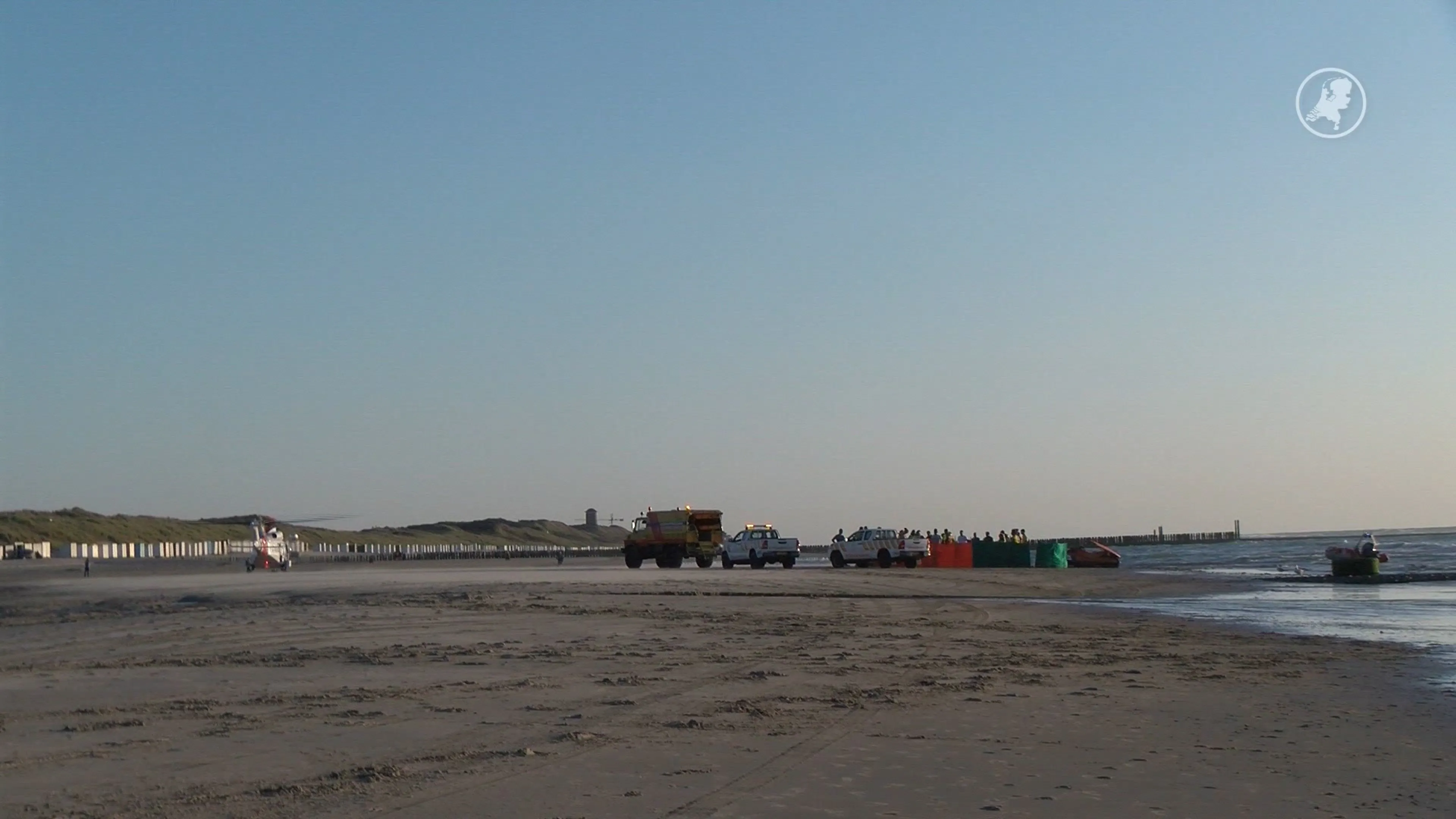 Zwemmer overleden bij strand van Oostkapelle