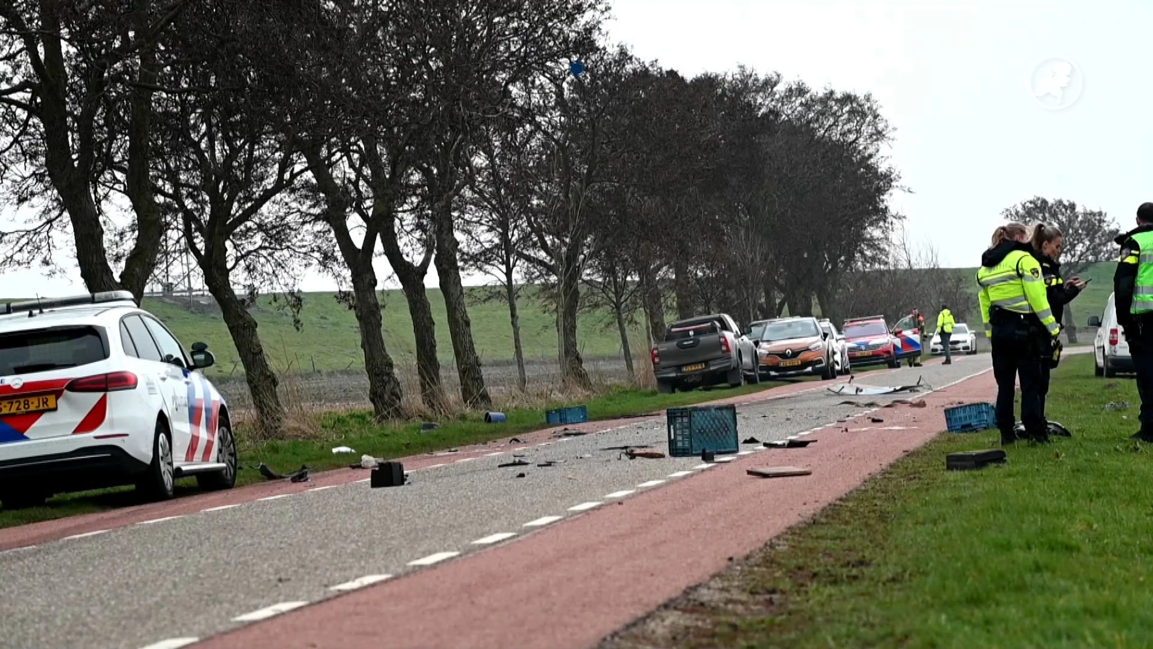 Persoon overleden bij zwaar ongeluk in Wieringerwerf