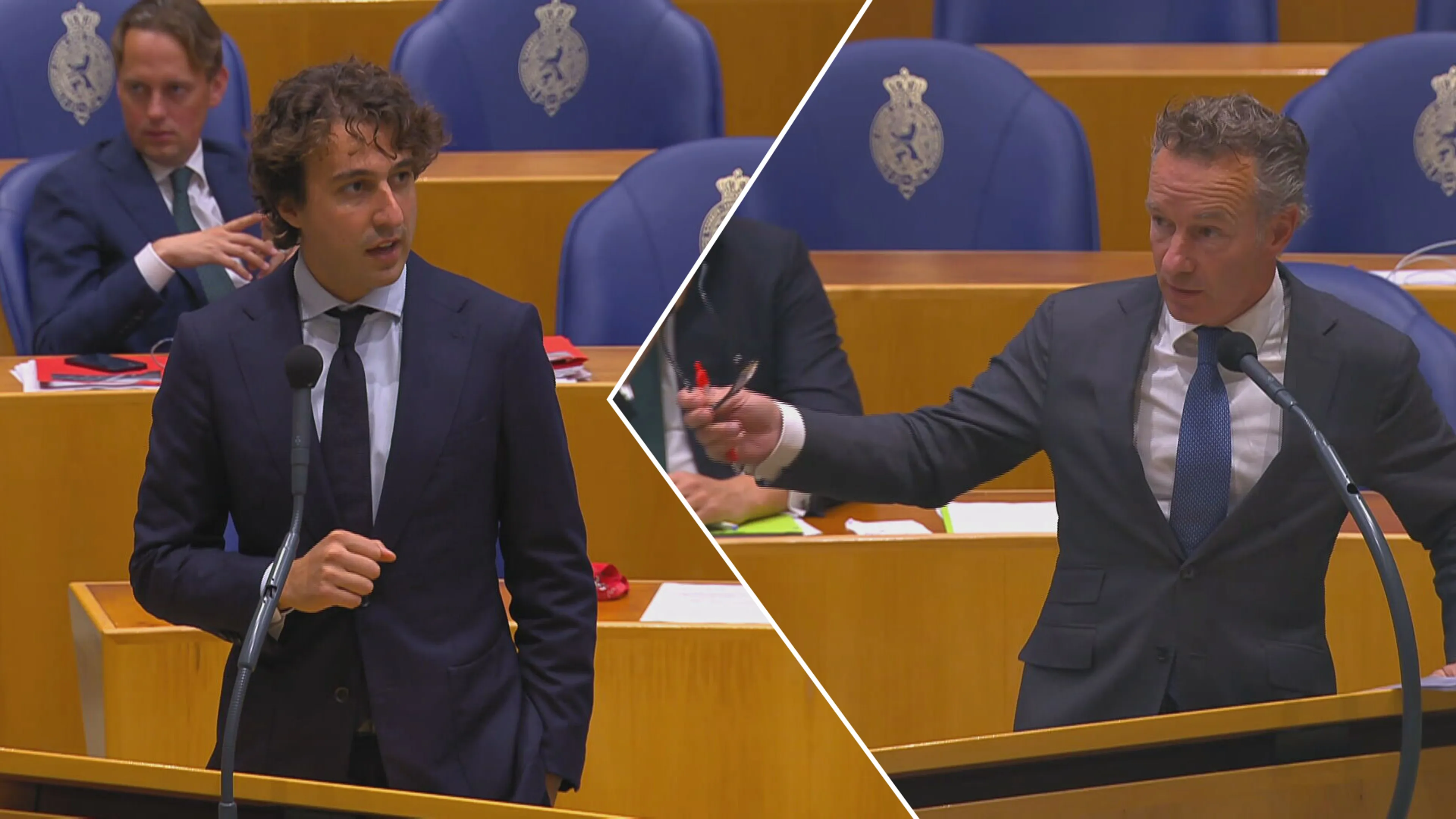 Klaver clasht met Van Haga: 'Je bent gewoon een huisjesmelker, ga zitten!'