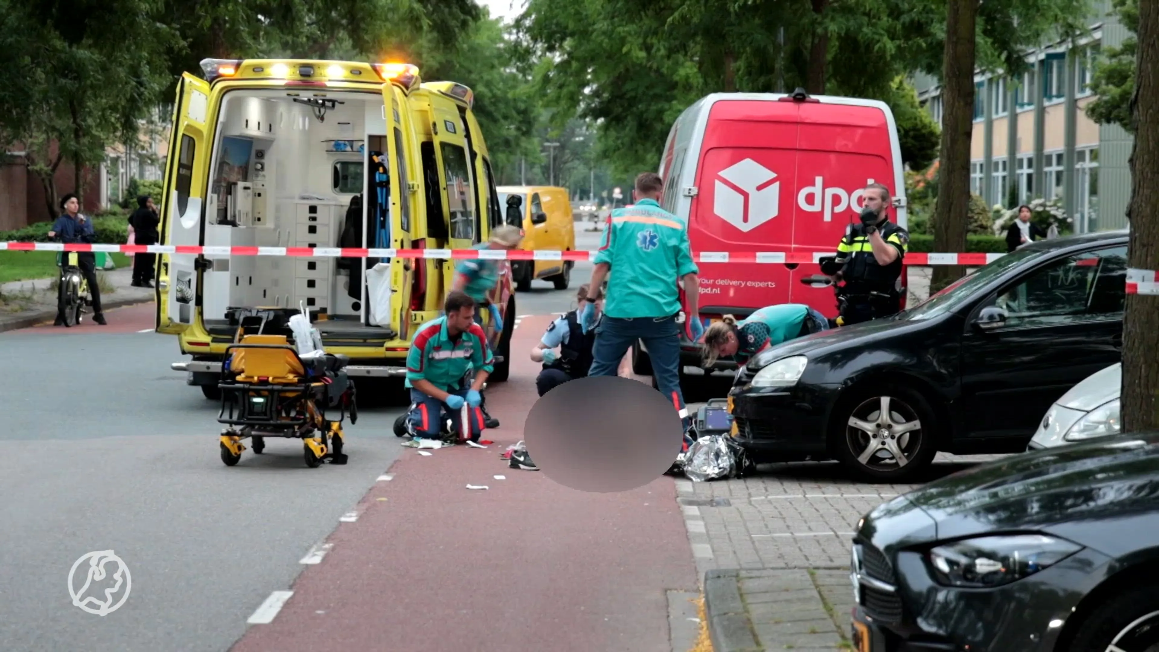 Auto aanrijding Haarlem aangetroffen, twee verdachten aangehouden