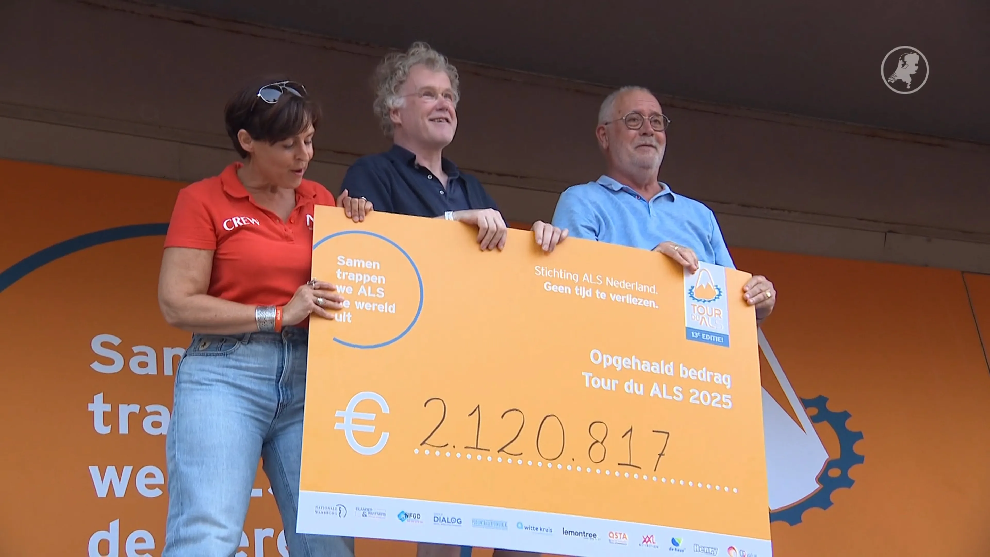 Recordbedrag: ruim 2,1 miljoen euro opgehaald voor dodelijke ziekte ALS