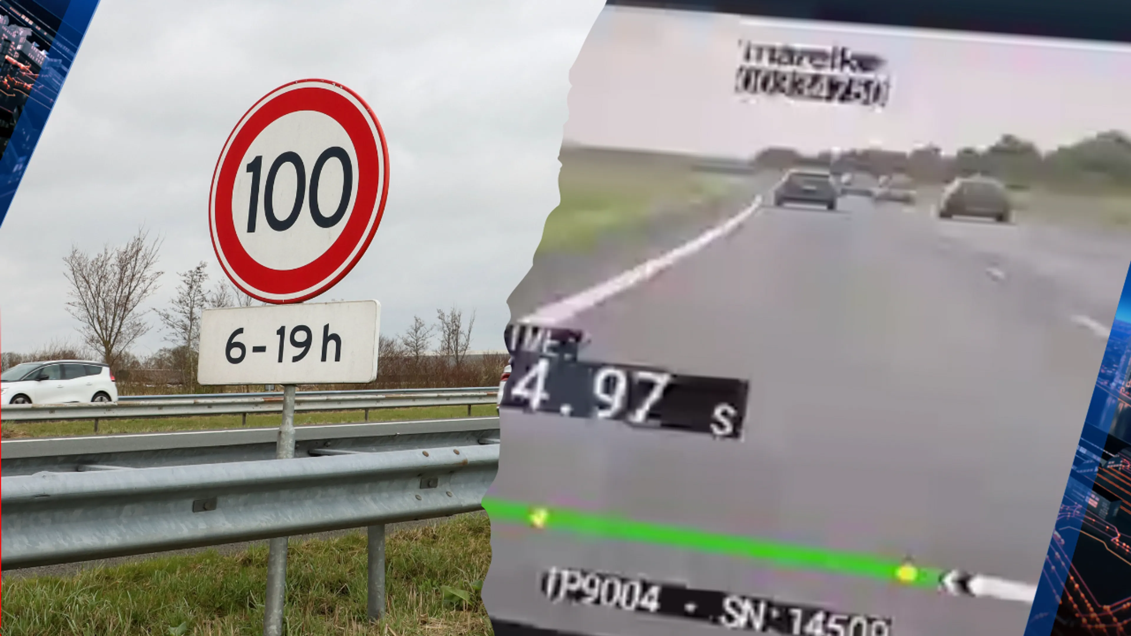 ZIEN: Beginnend bestuurder scheurt met 235 km/u over snelweg en moet rijbewijs inleveren