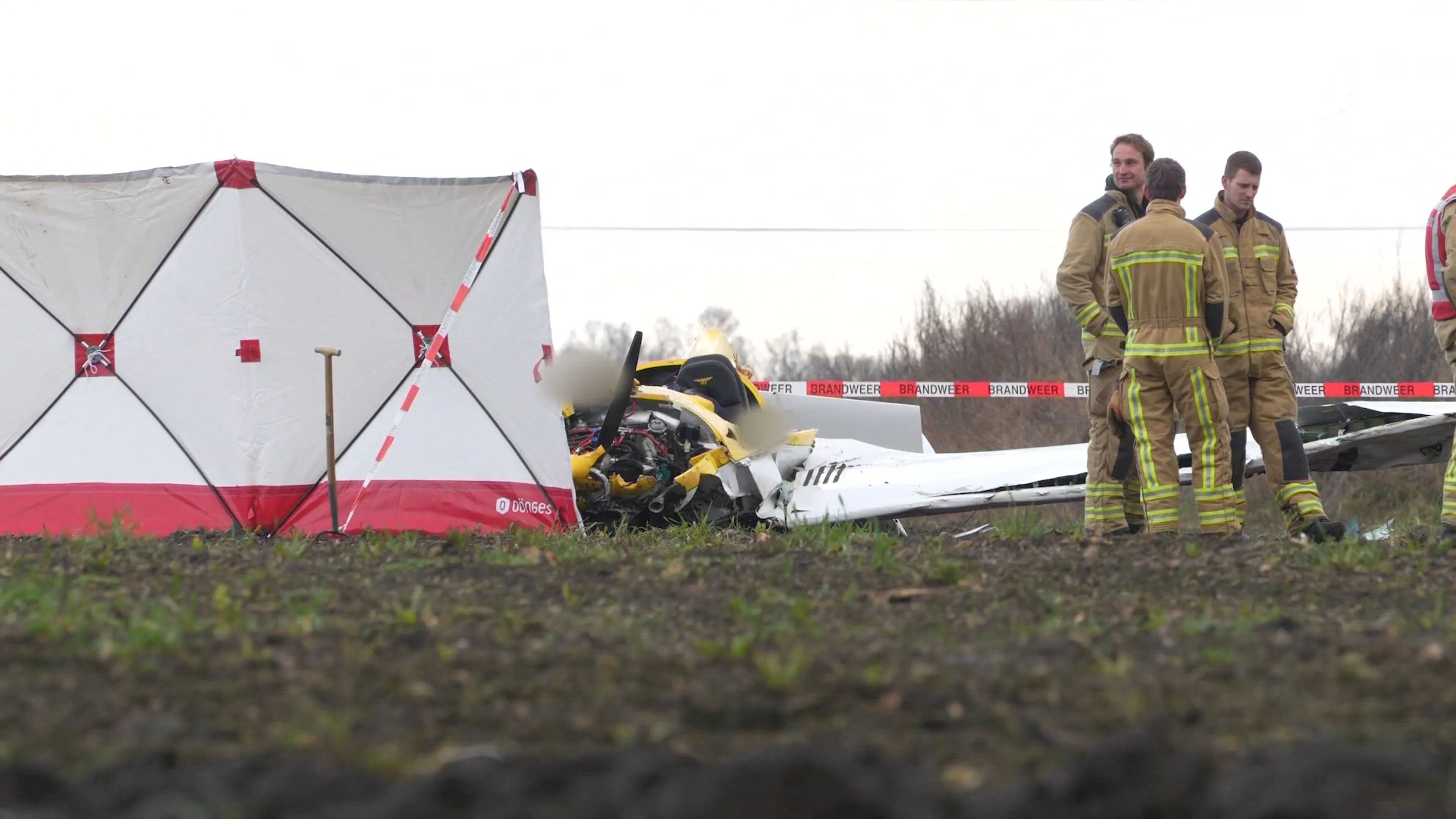 Slachtoffers van crash vliegtuigje in Drenthe overleden