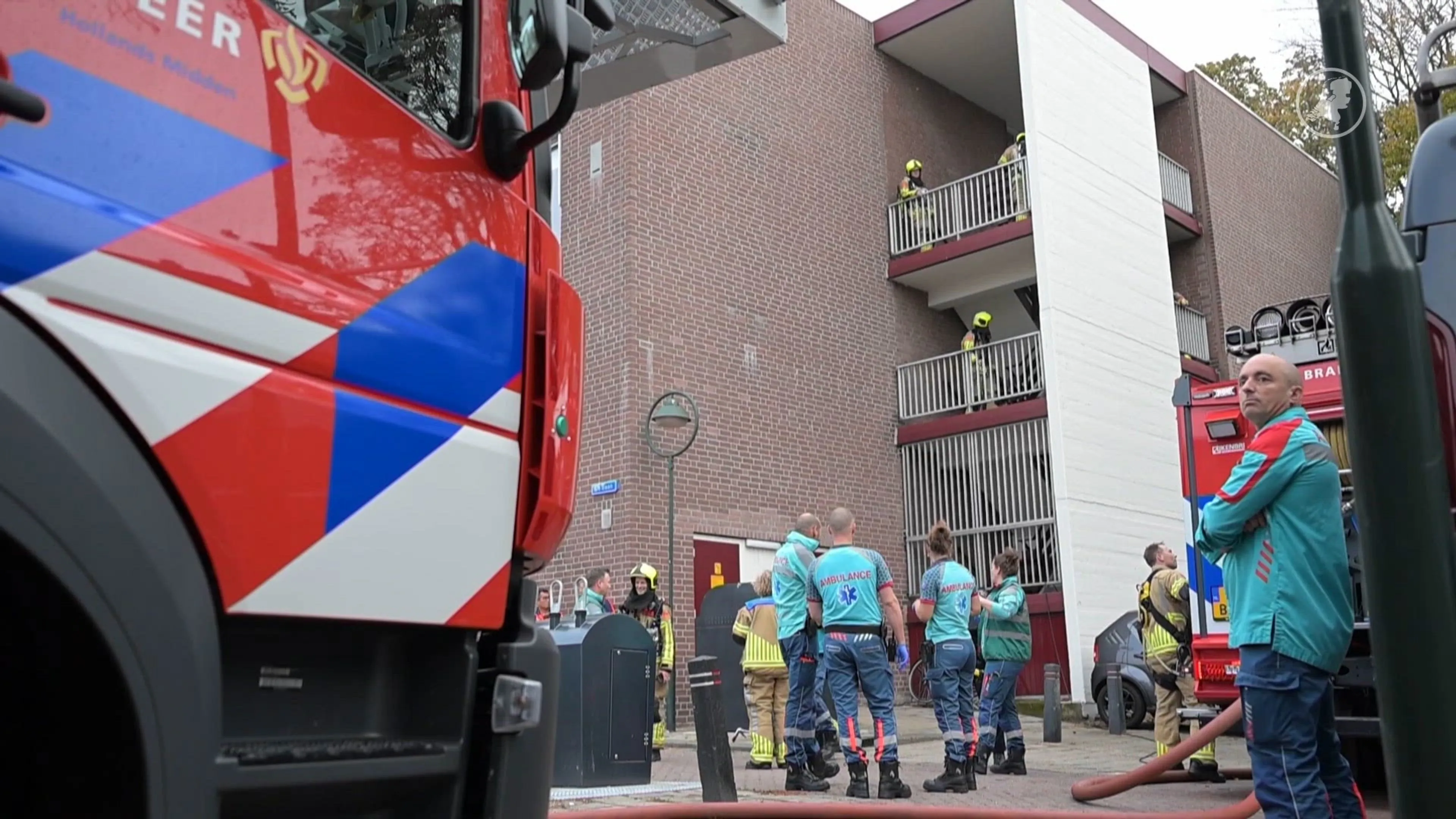 Gewonden bij grote brand in zorgcomplex in oude centrum van Gouda