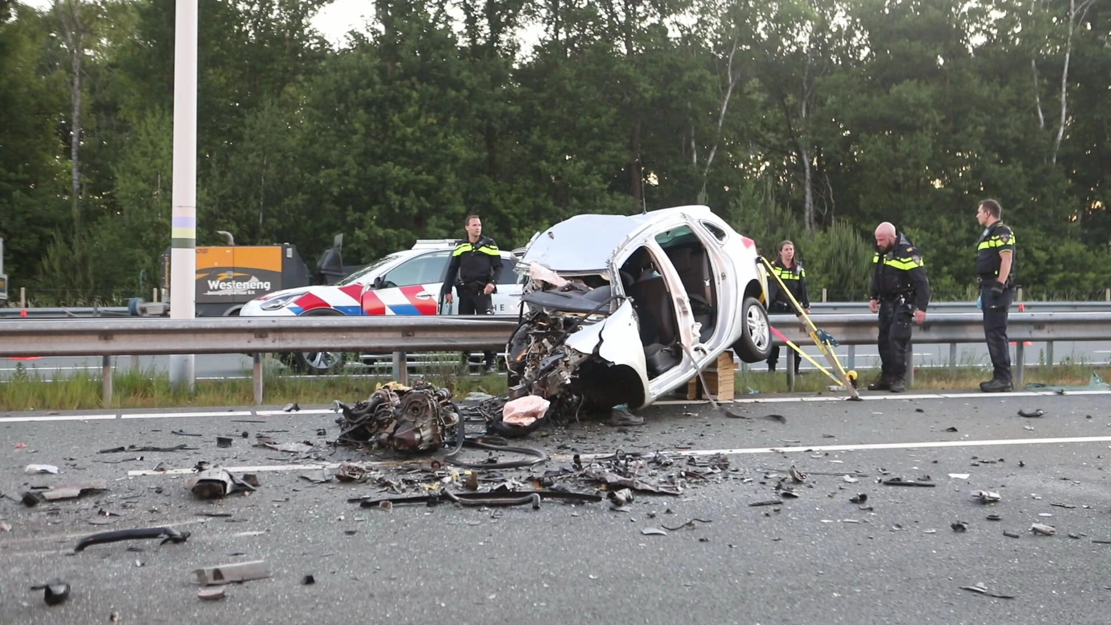 Spookrijder krijgt vijf jaar cel en elf jaar rijontzegging voor dodelijk ongeluk op A12