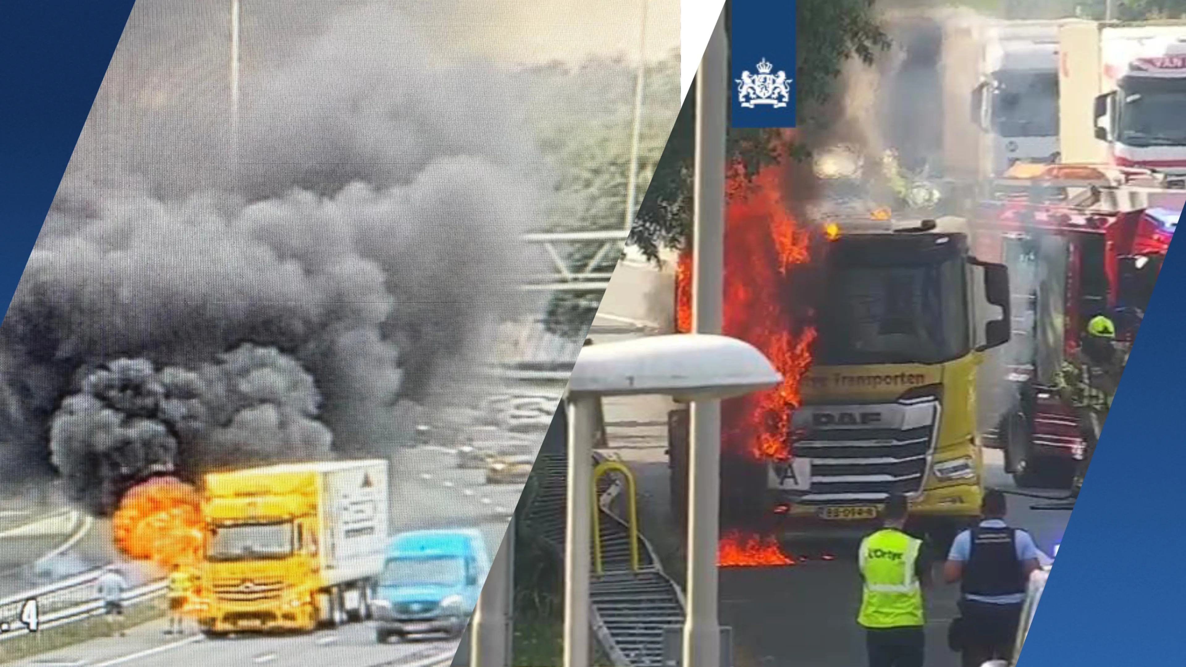 Meerdere autobranden op snelwegen zorgen voor verkeershinder