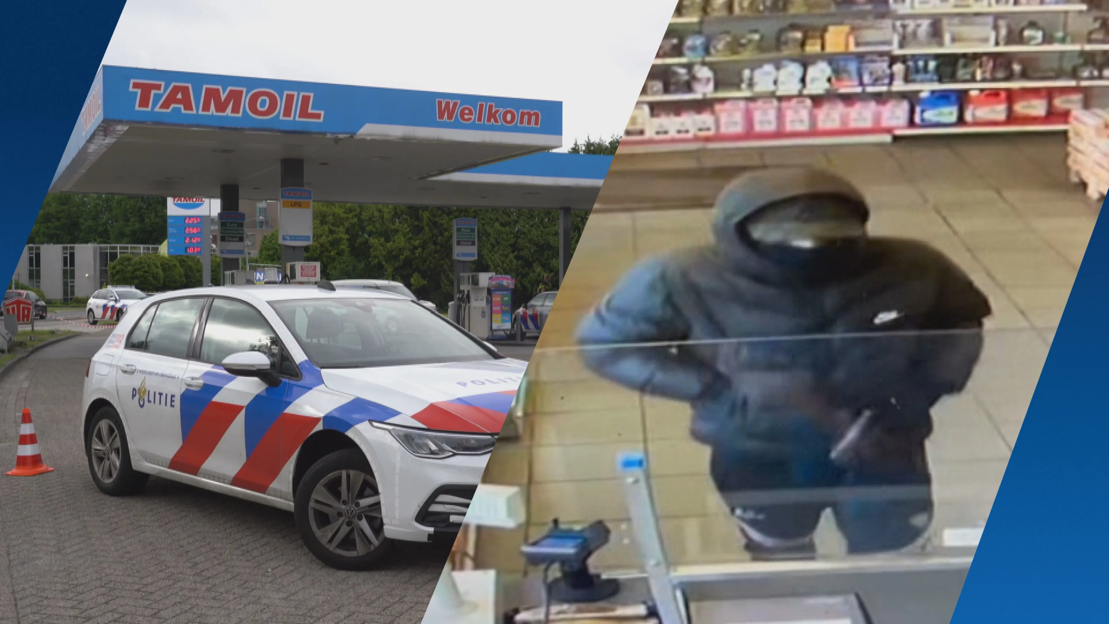 Gewapende overval op tankstation in Hoogezand, dader op de vlucht