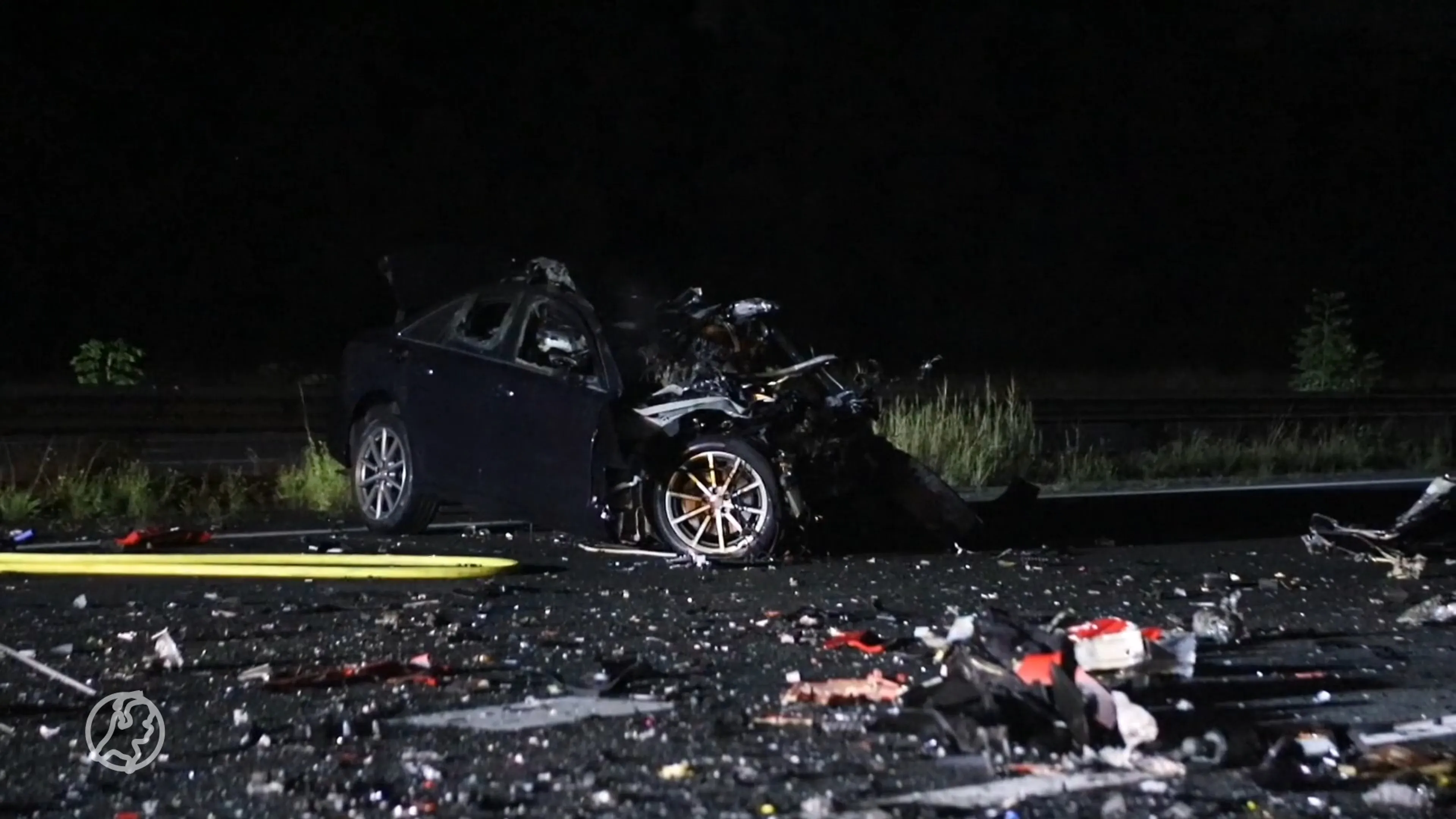 Spookrijdende automobilist overleden door botsing op A15