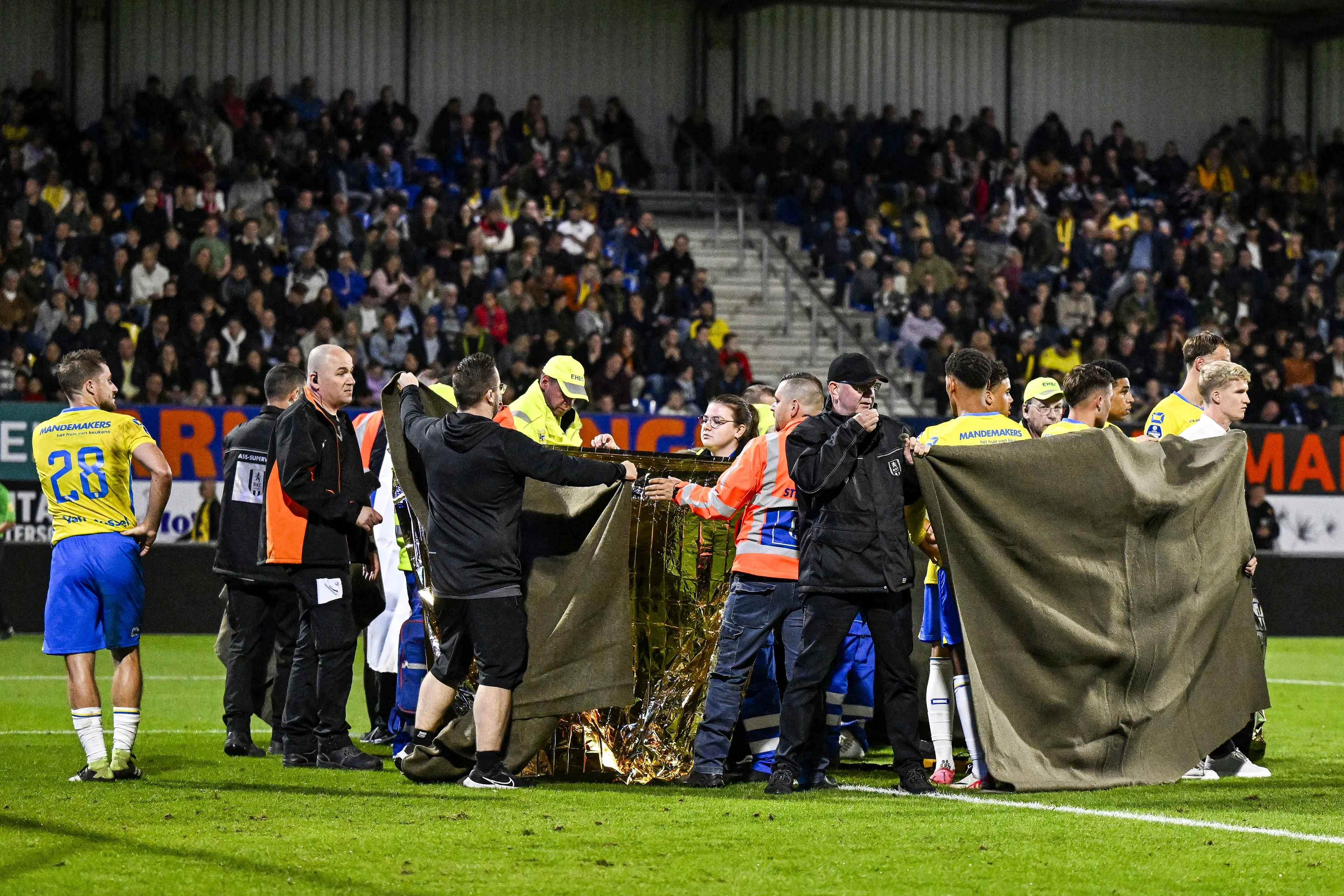 Laatste minuten gestaakte wedstrijd RKC Waalwijk - Ajax in december uitgespeeld