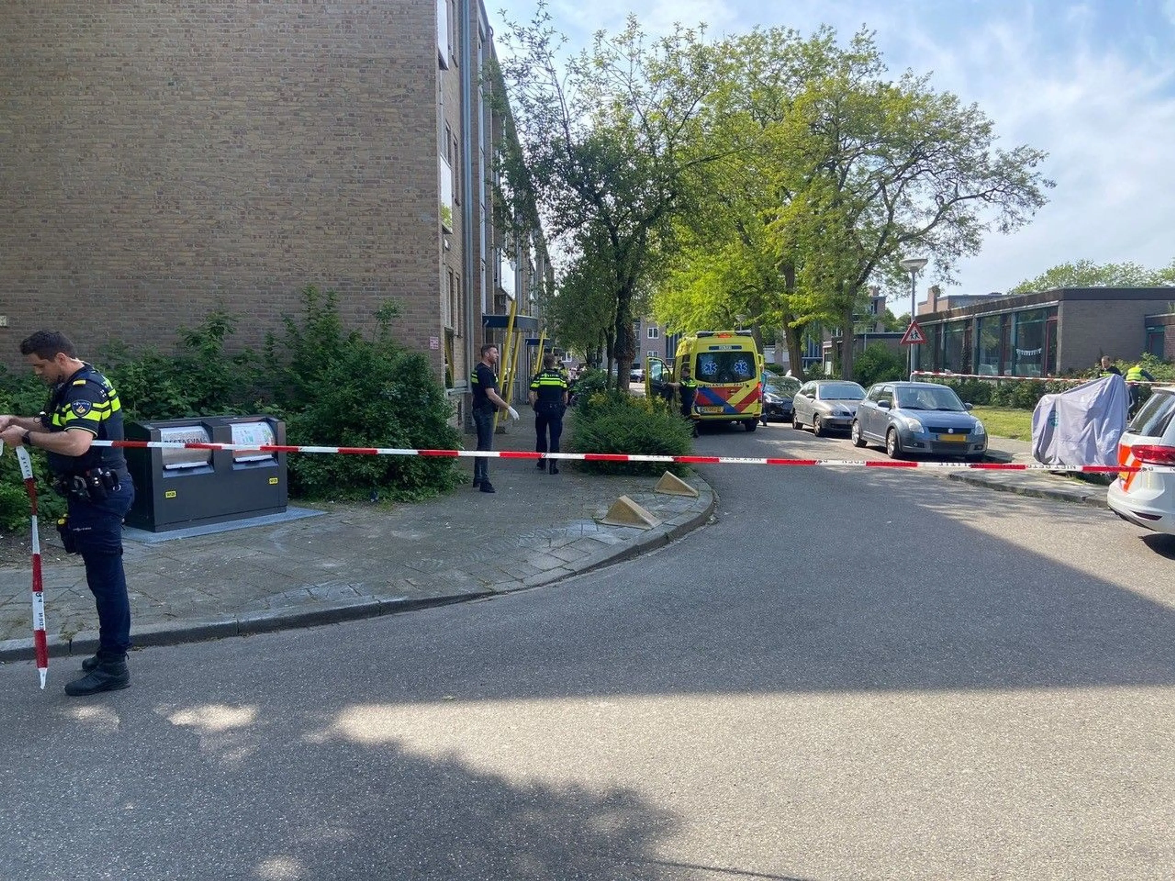 Verdachte tijdens aanhouding in been geschoten door politie