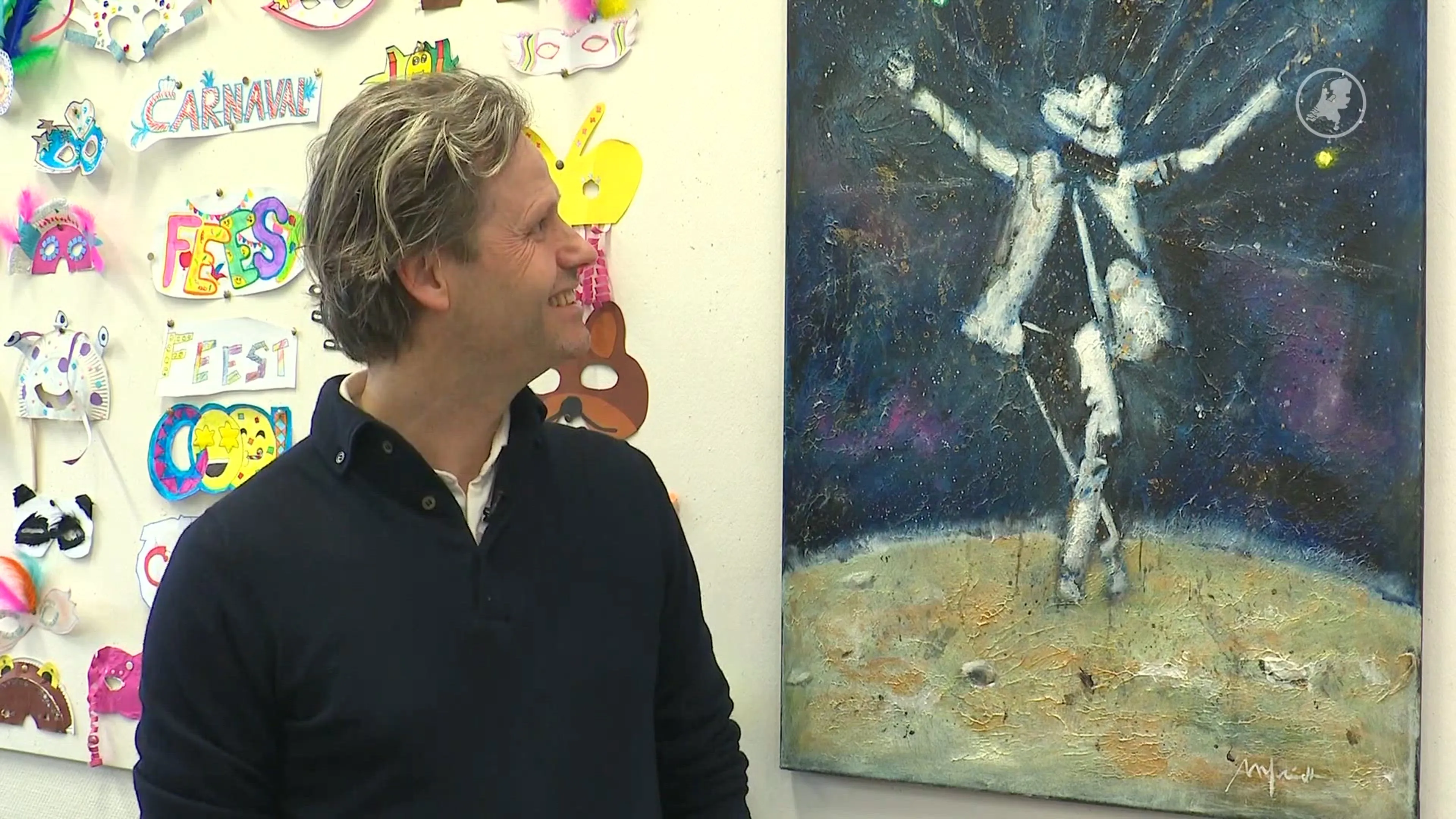 Pauls kunstwerk over Michael Jackson 'hangt' binnenkort op de maan