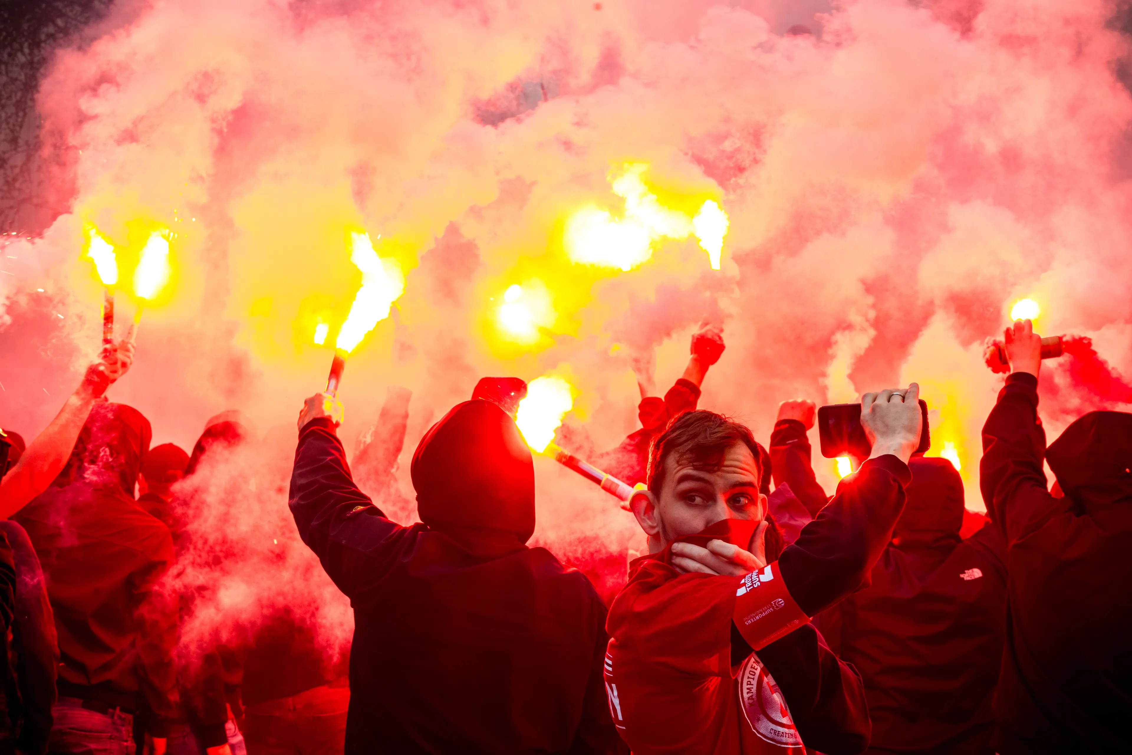 Politie houdt zeventien mensen aan tijdens kampioensfeest PSV