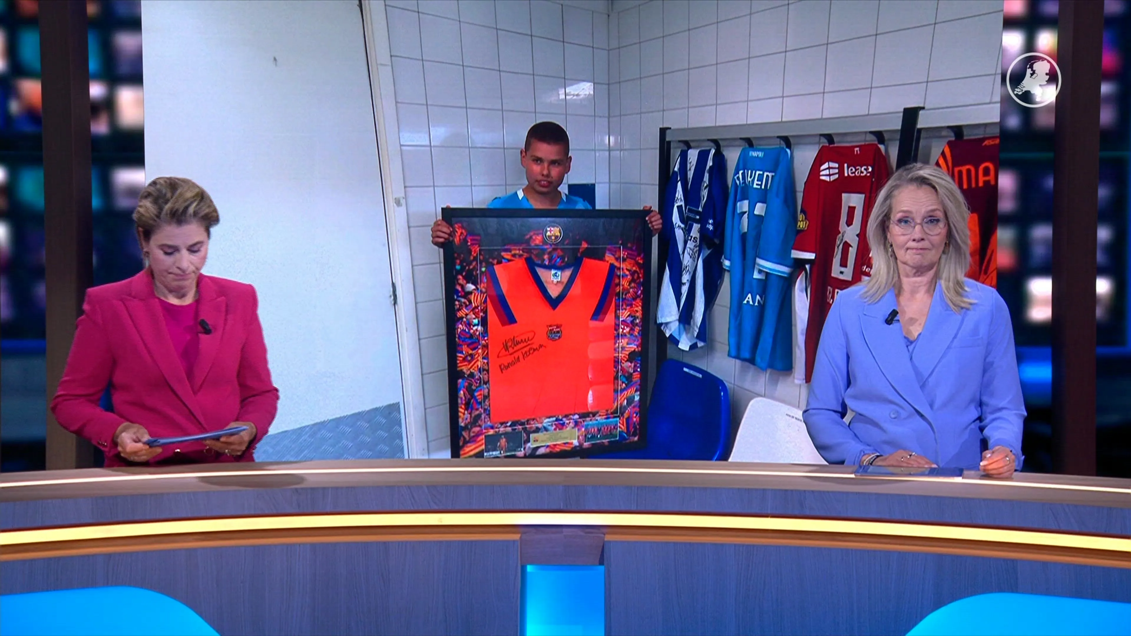 Tim (14) veilt voetbalshirts voor kankeronderzoek