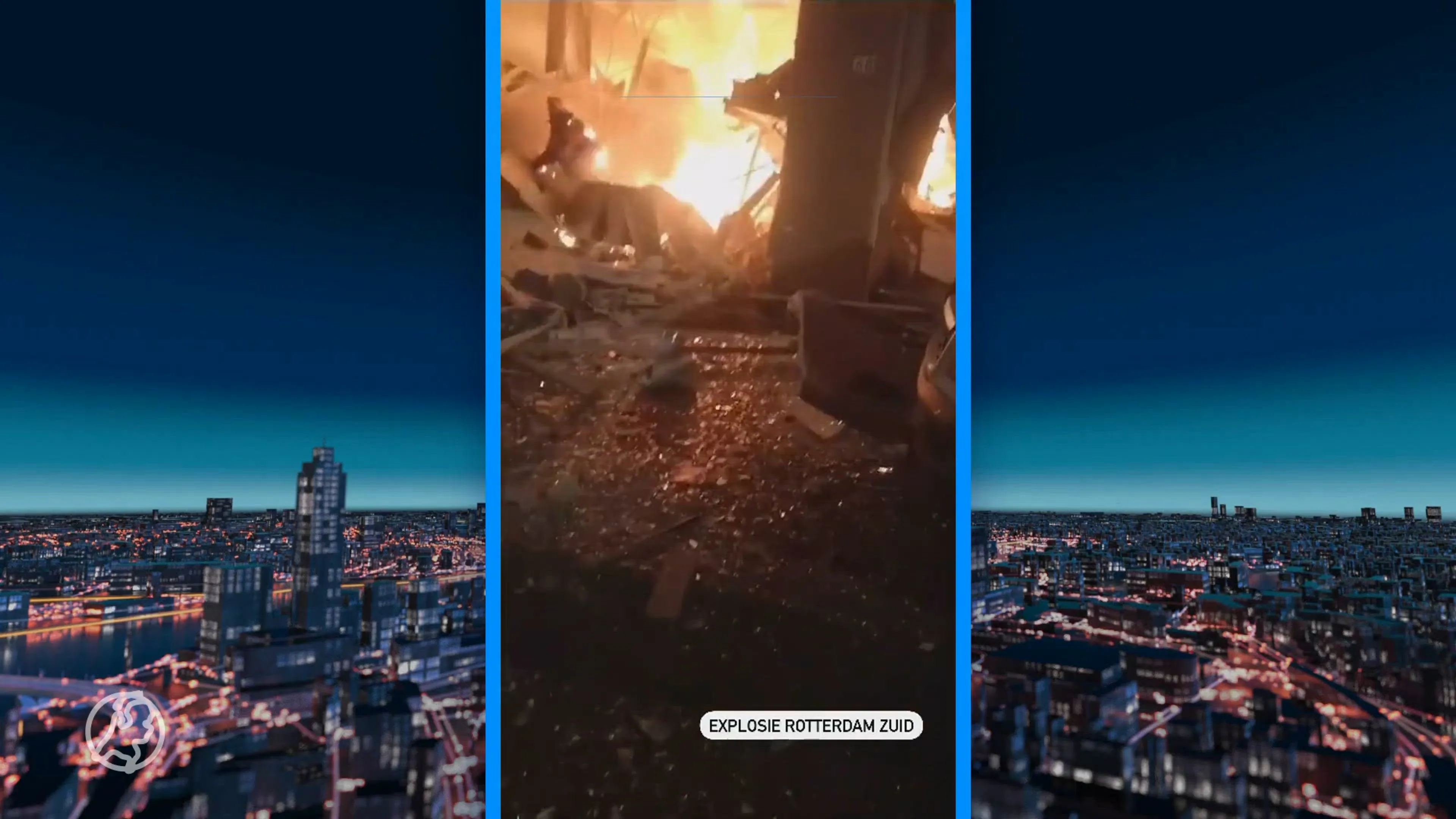 Ignacio kan het nog navertellen: vluchtte uit vlammenzee bij explosie Rotterdam