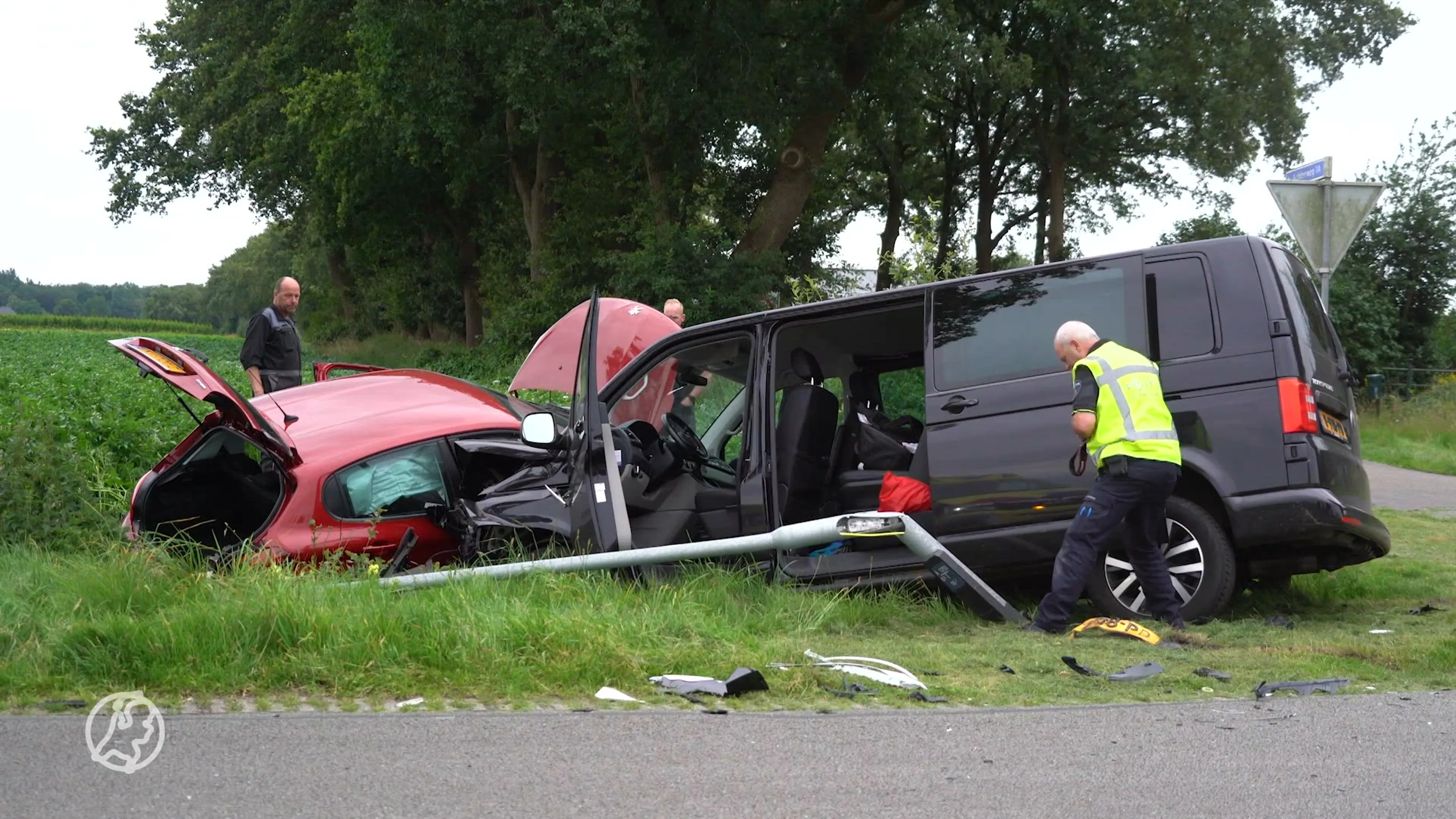 Drie gewonden bij ongeluk Odoornerveen