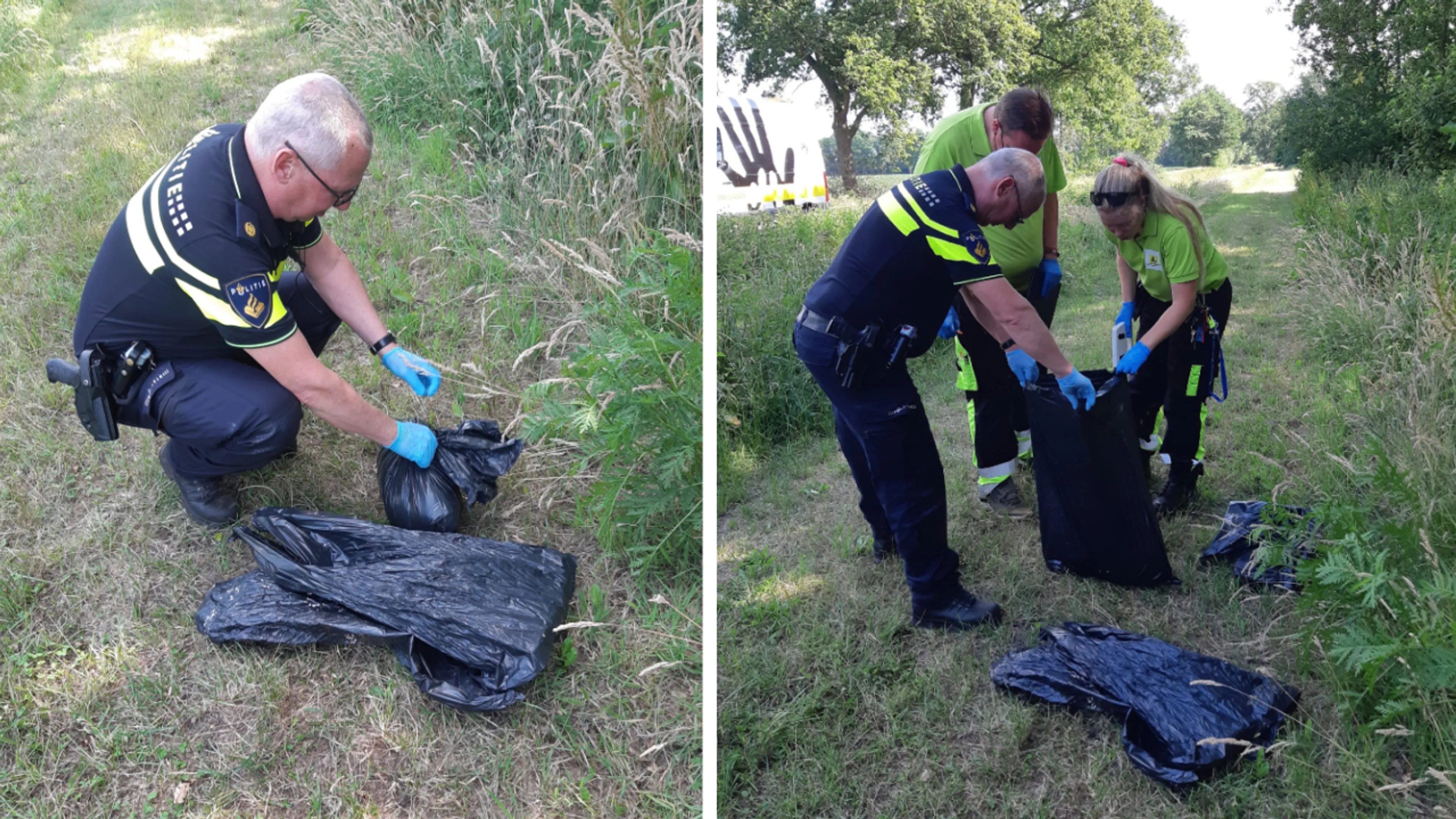 Dood hondje gevonden in dichtgeknoopte vuilniszak in Manderveen