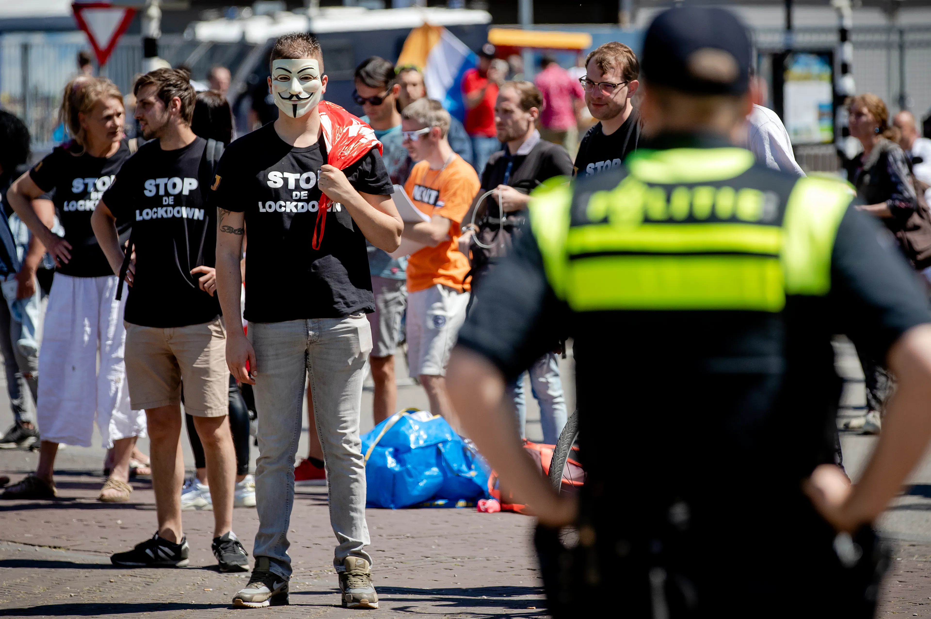 Anti-lockdown-activisten plannen protestactie op het Malieveld in Den Haag