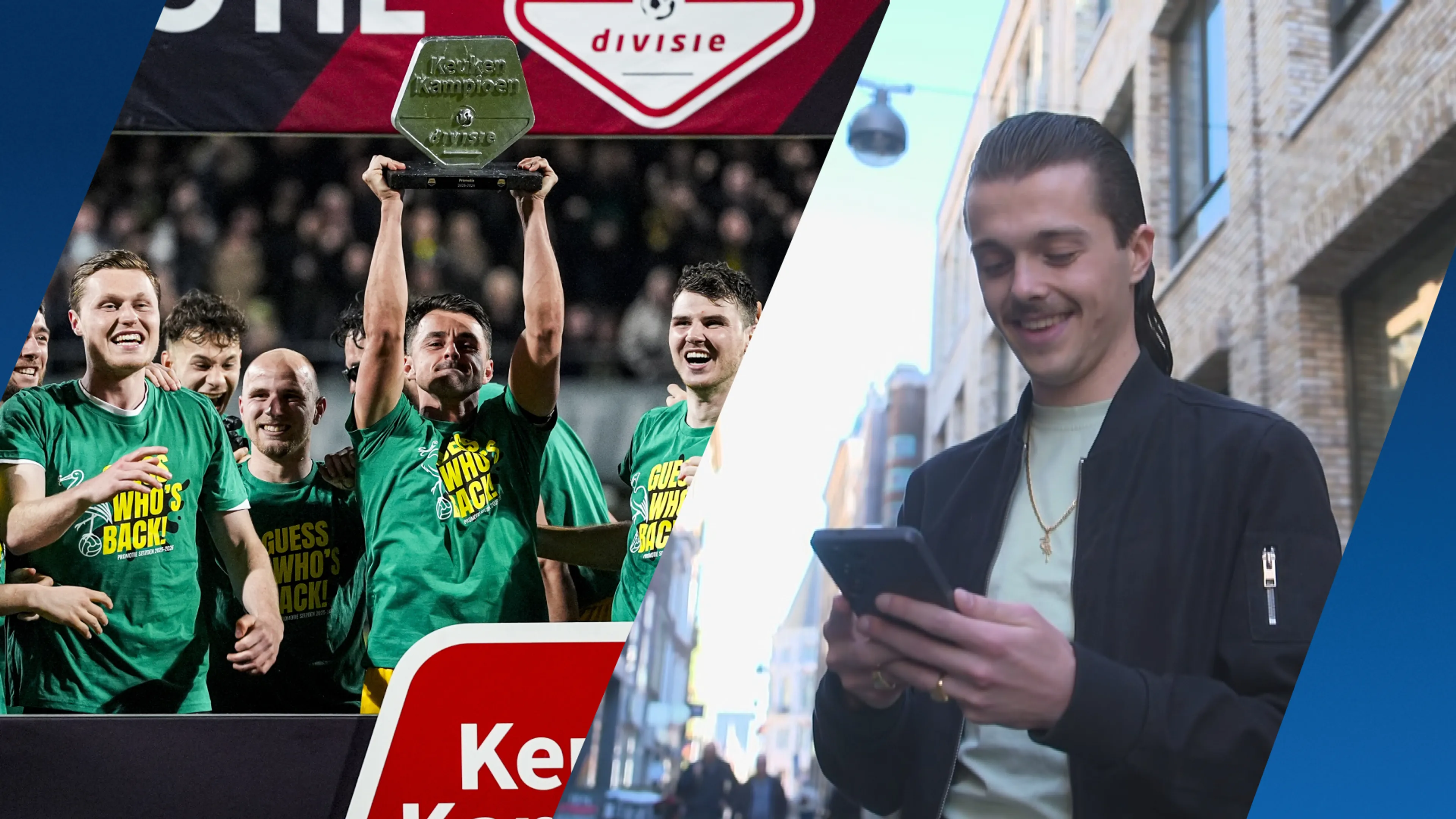 Den Haag op z'n kop na promotie ADO: 'Polonaise in de kleedkamer'