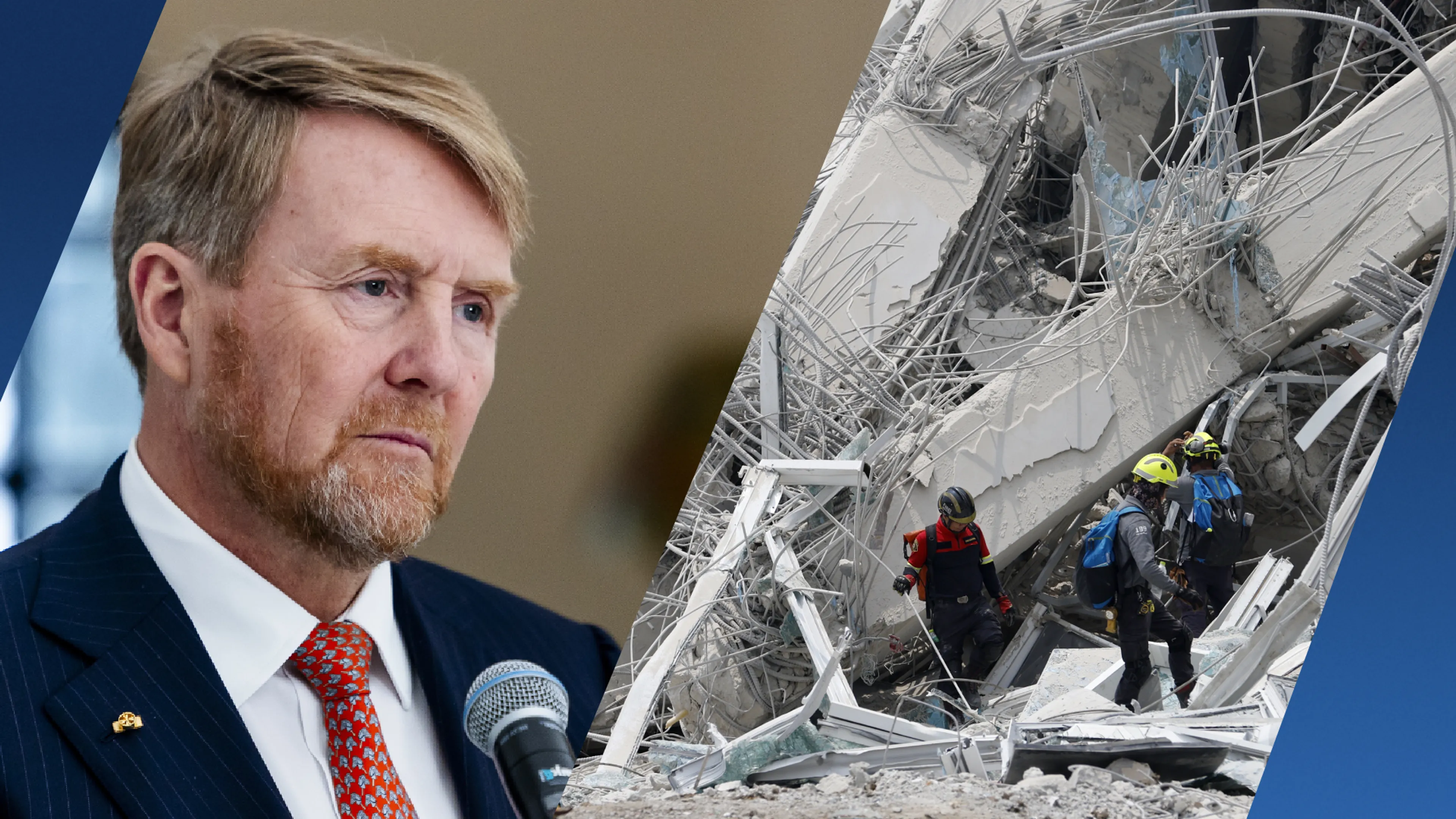 Koning en koningin leven mee met slachtoffers dodelijke beving Zuidoost-Azië