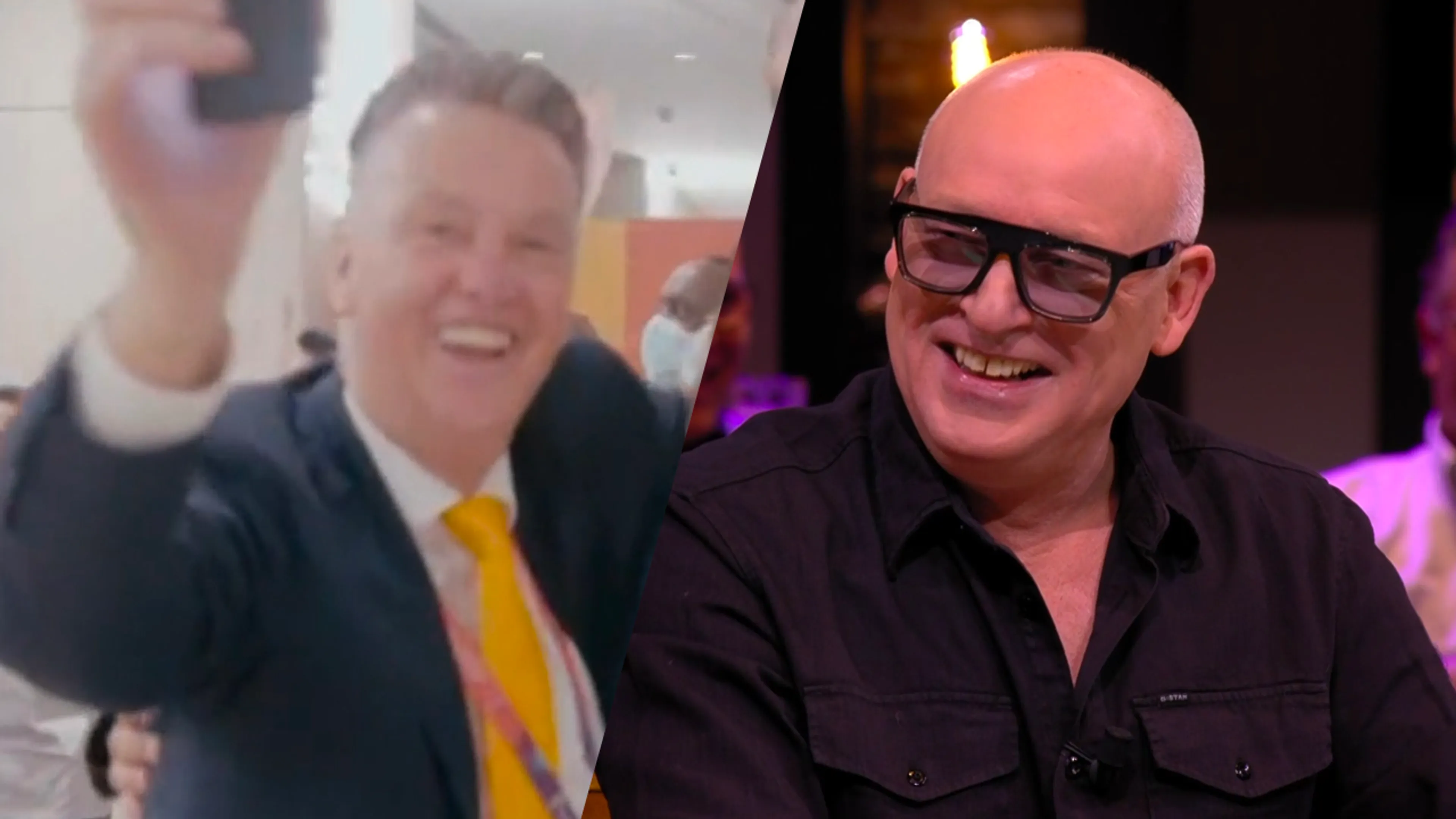René van der Gijp na zien feestvierende Van Gaal: 'Die gaat Truus helemaal uit elkaar trekken!'