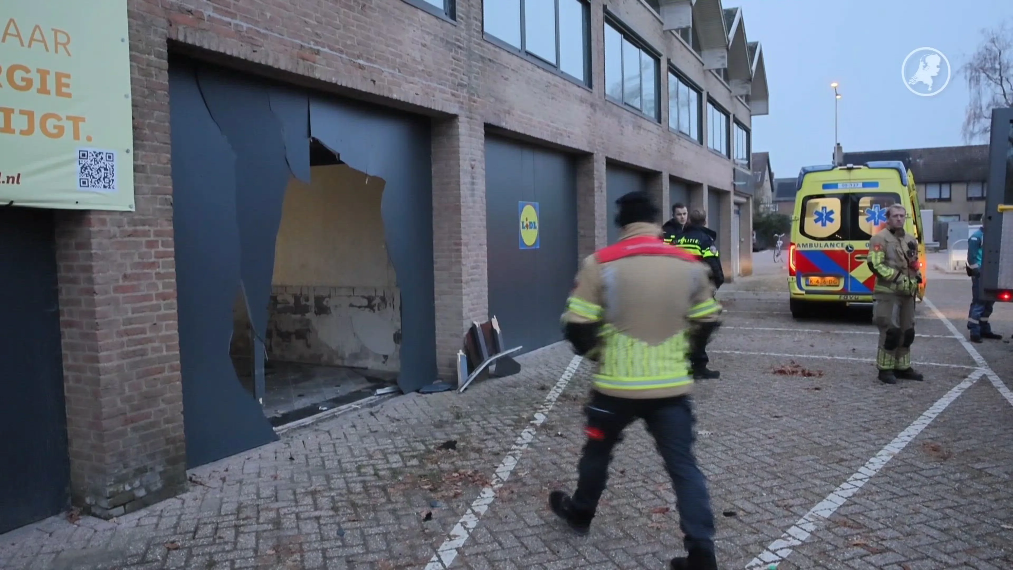 Flinke schade nadat automobilist filiaal van Lidl binnenrijdt in Amersfoort