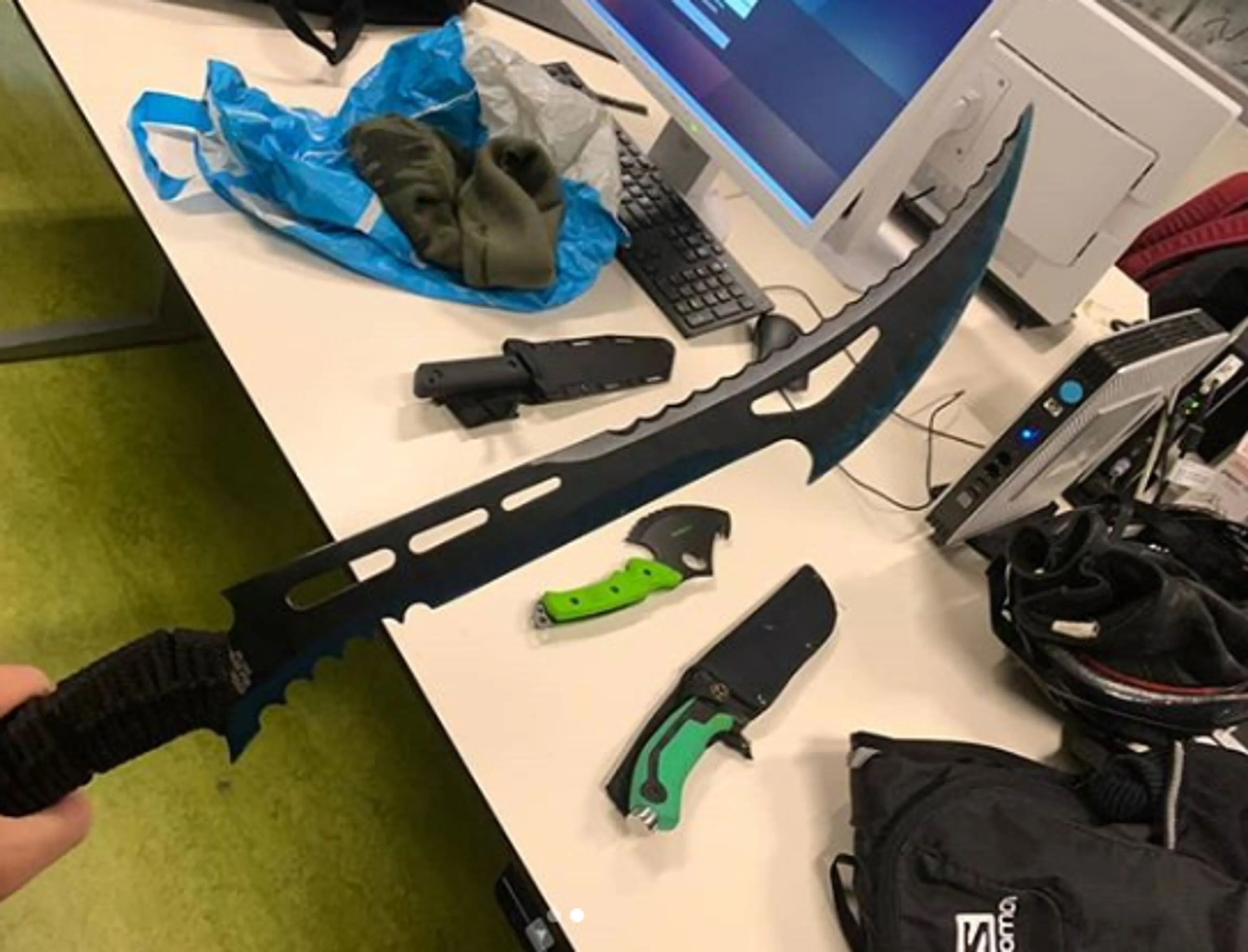 Vier verdachten aangehouden na steekpartij met machete in Rotterdam
