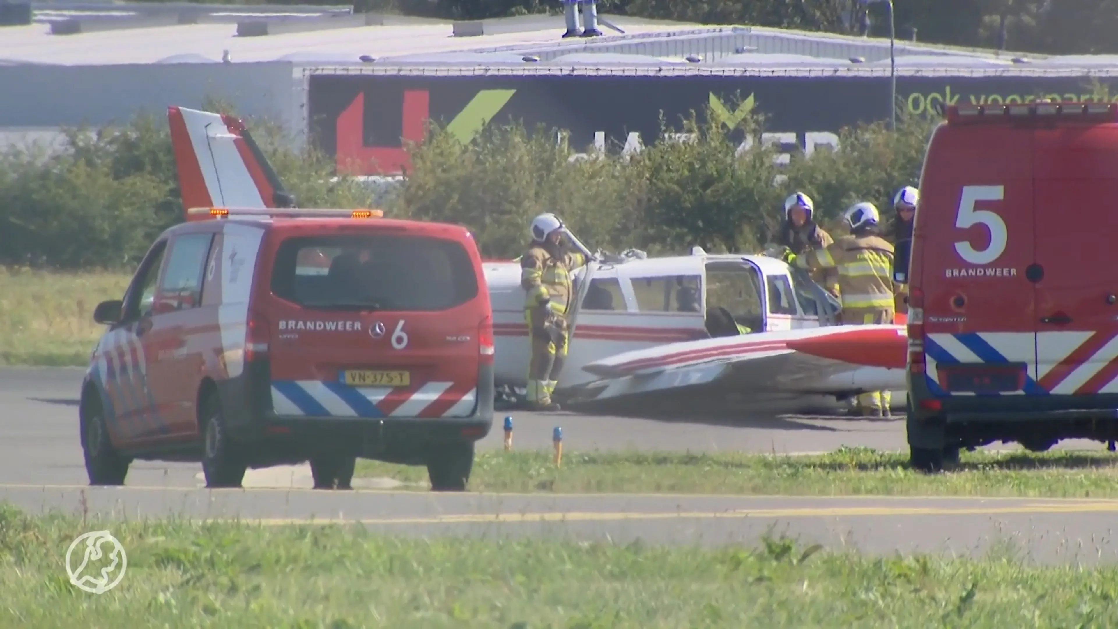 Vliegtuigje maakt noodlanding op Maastricht Airport, piloot ongedeerd
