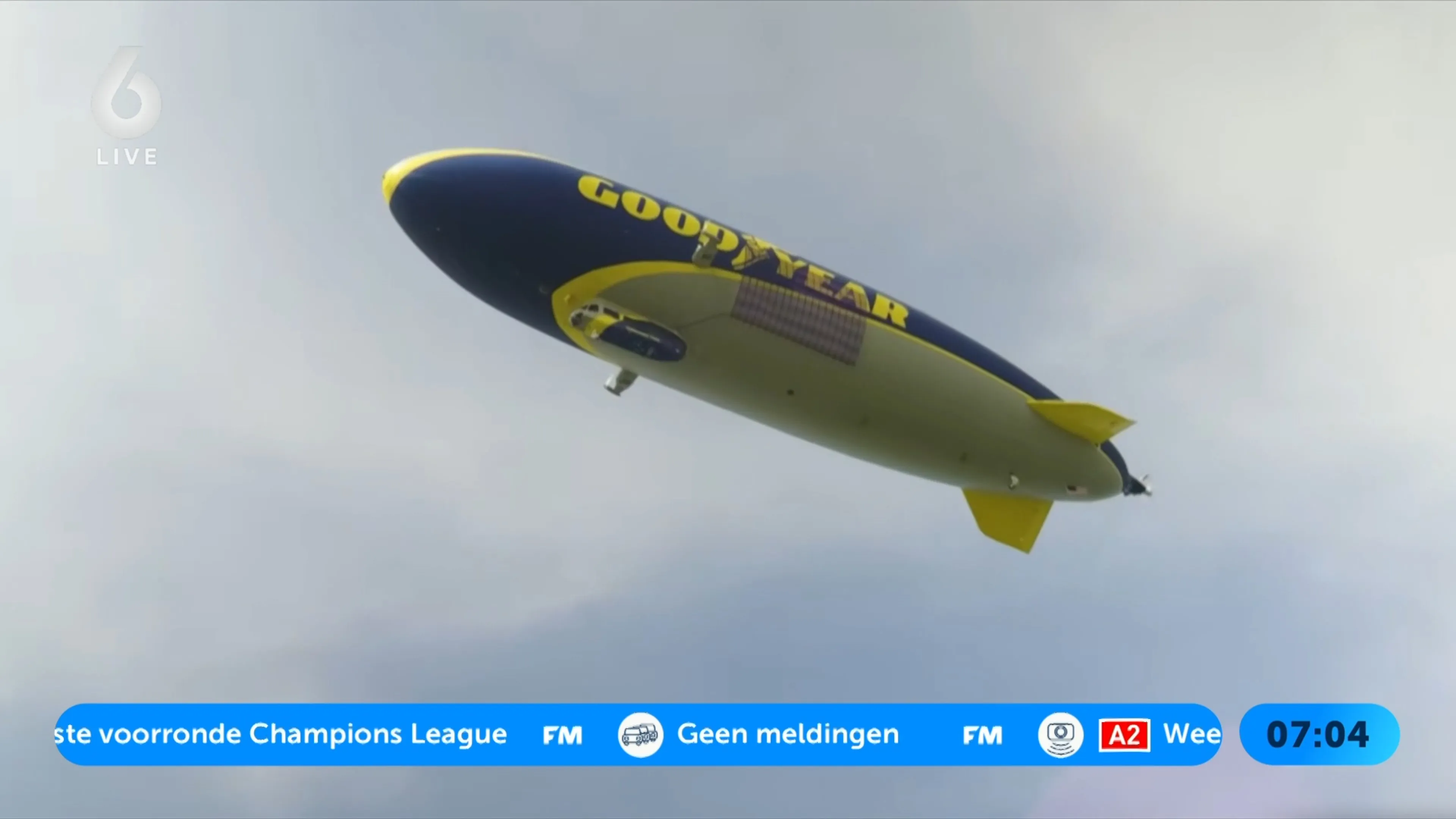 Bijzondere verschijning: zeppelin vliegt boven Nederland