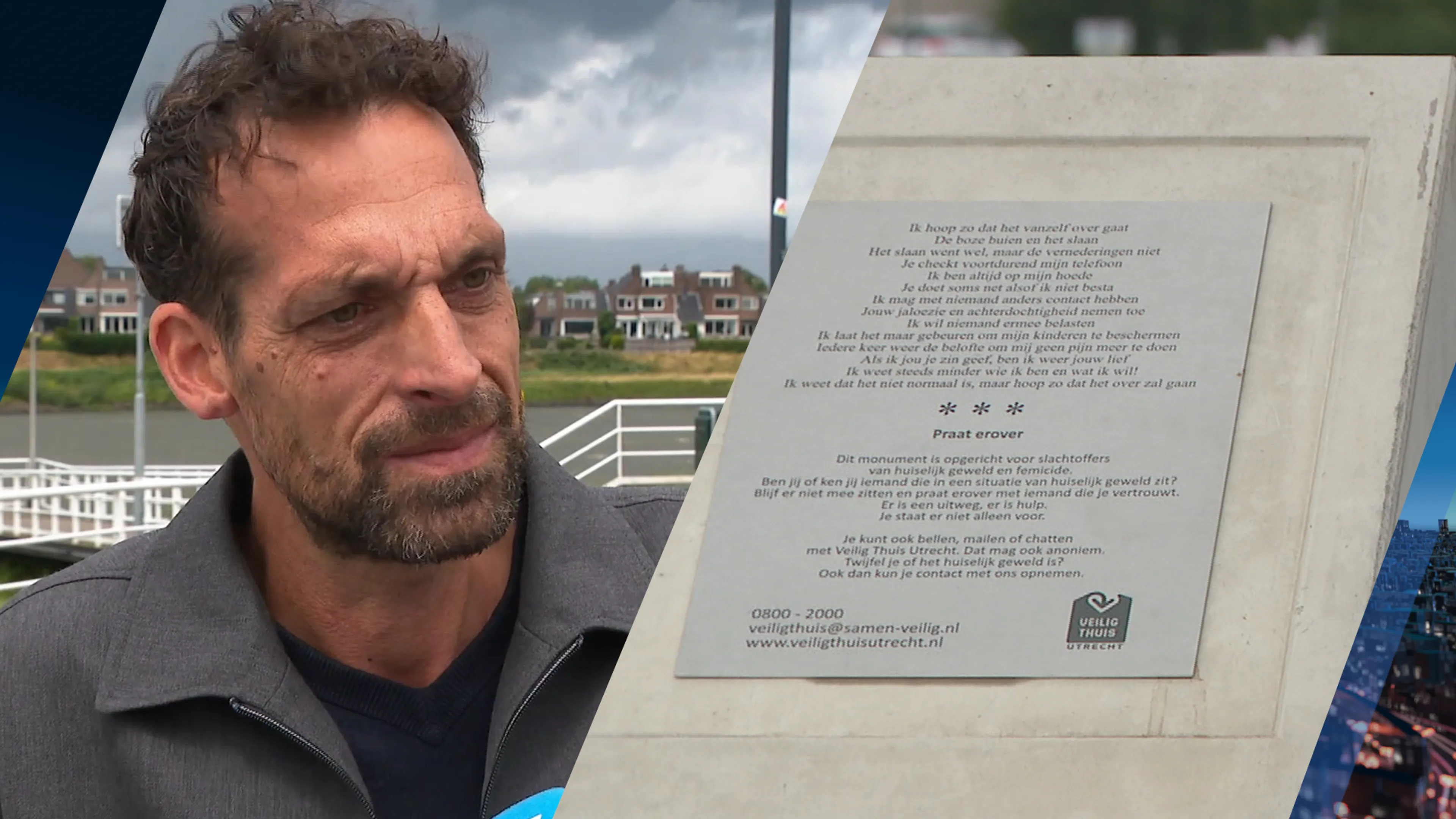 Henks zus werd vermoord door haar man, daarom ontwierp hij een monument voor femicide-slachtoffers