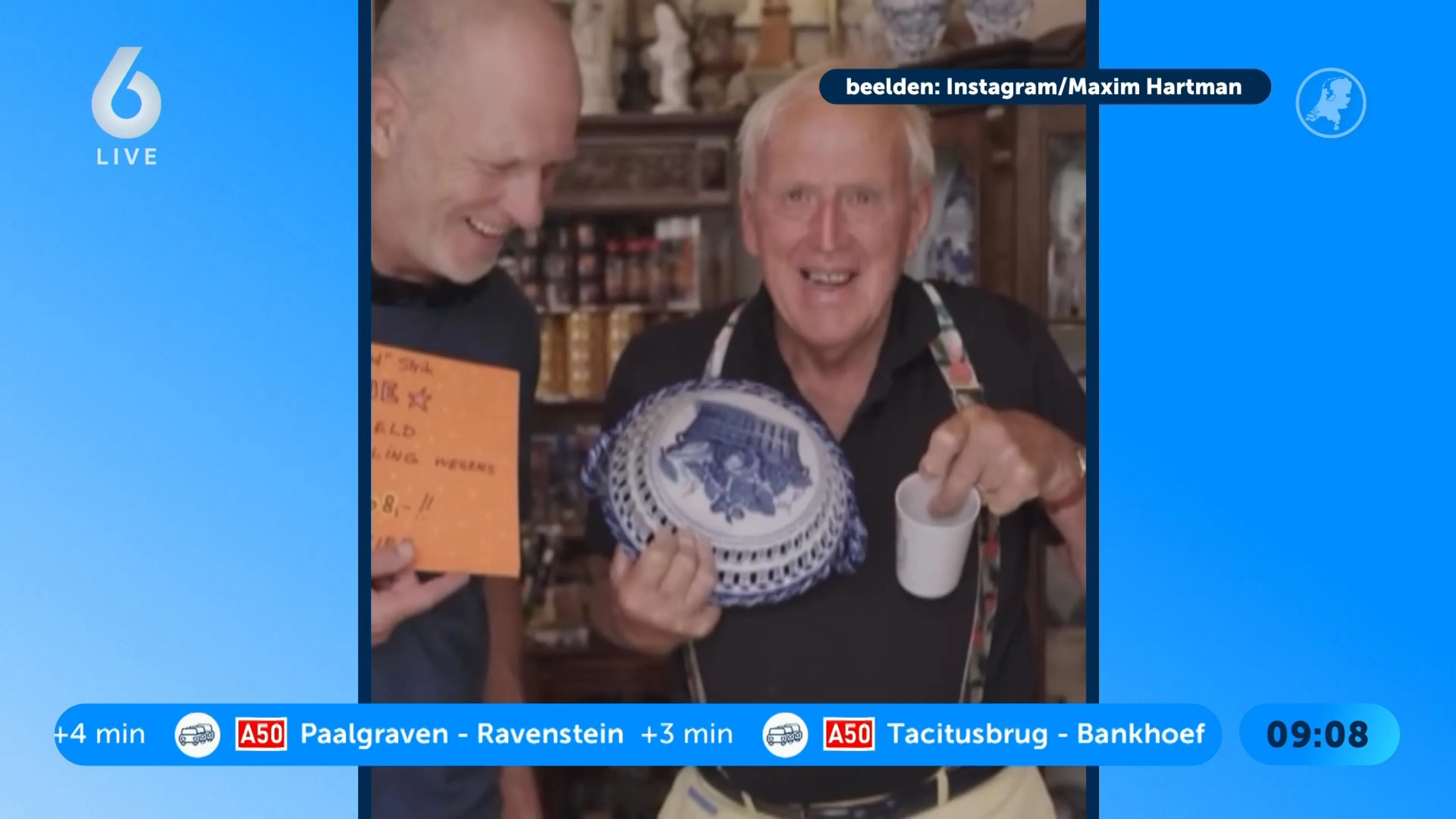 Maxim Hartman haalt 11.000 euro op als goedmakertje voor 'mand-meneer'