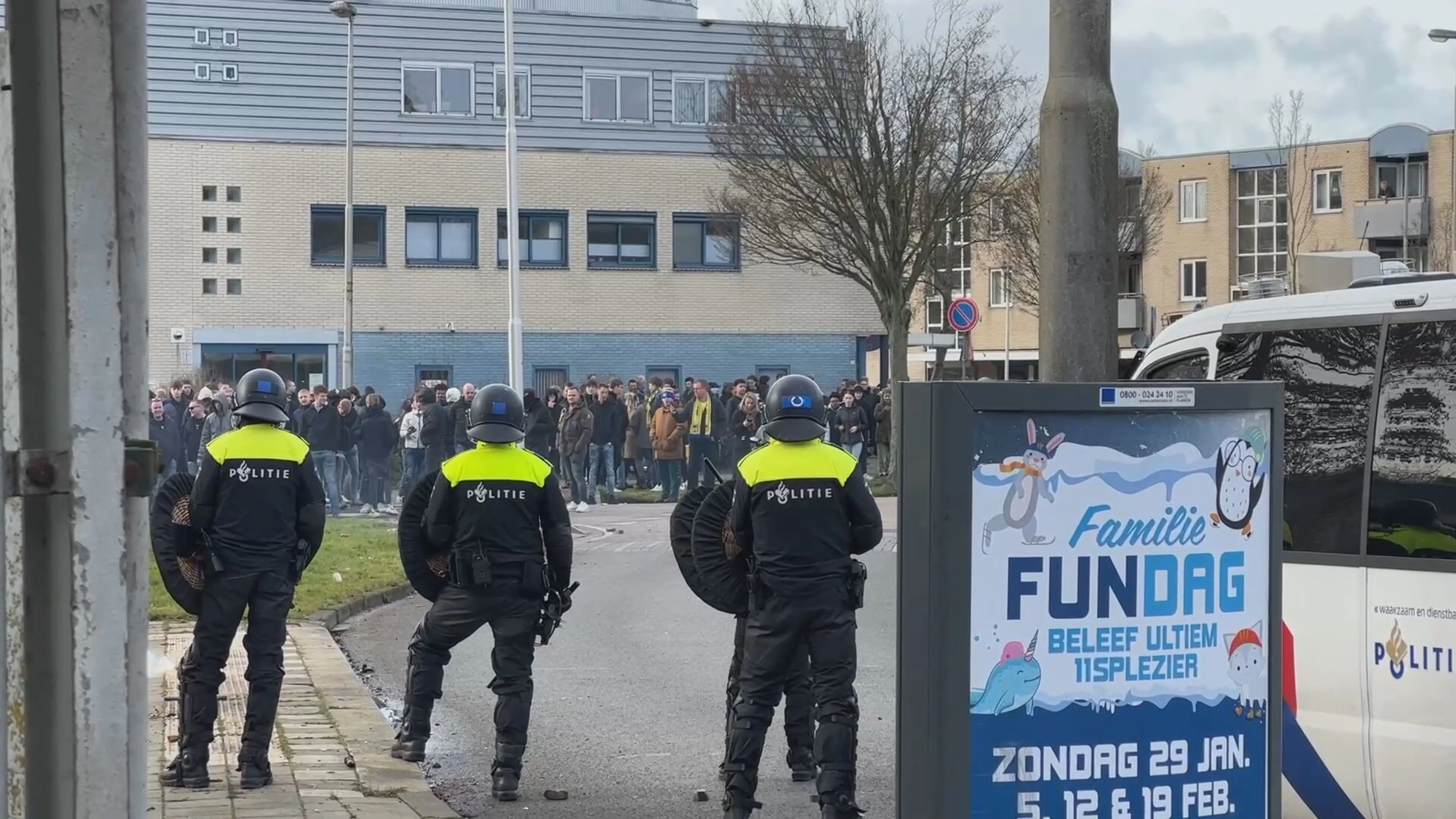 Rellen na Friese derby tussen Cambuur en Heerenveen
