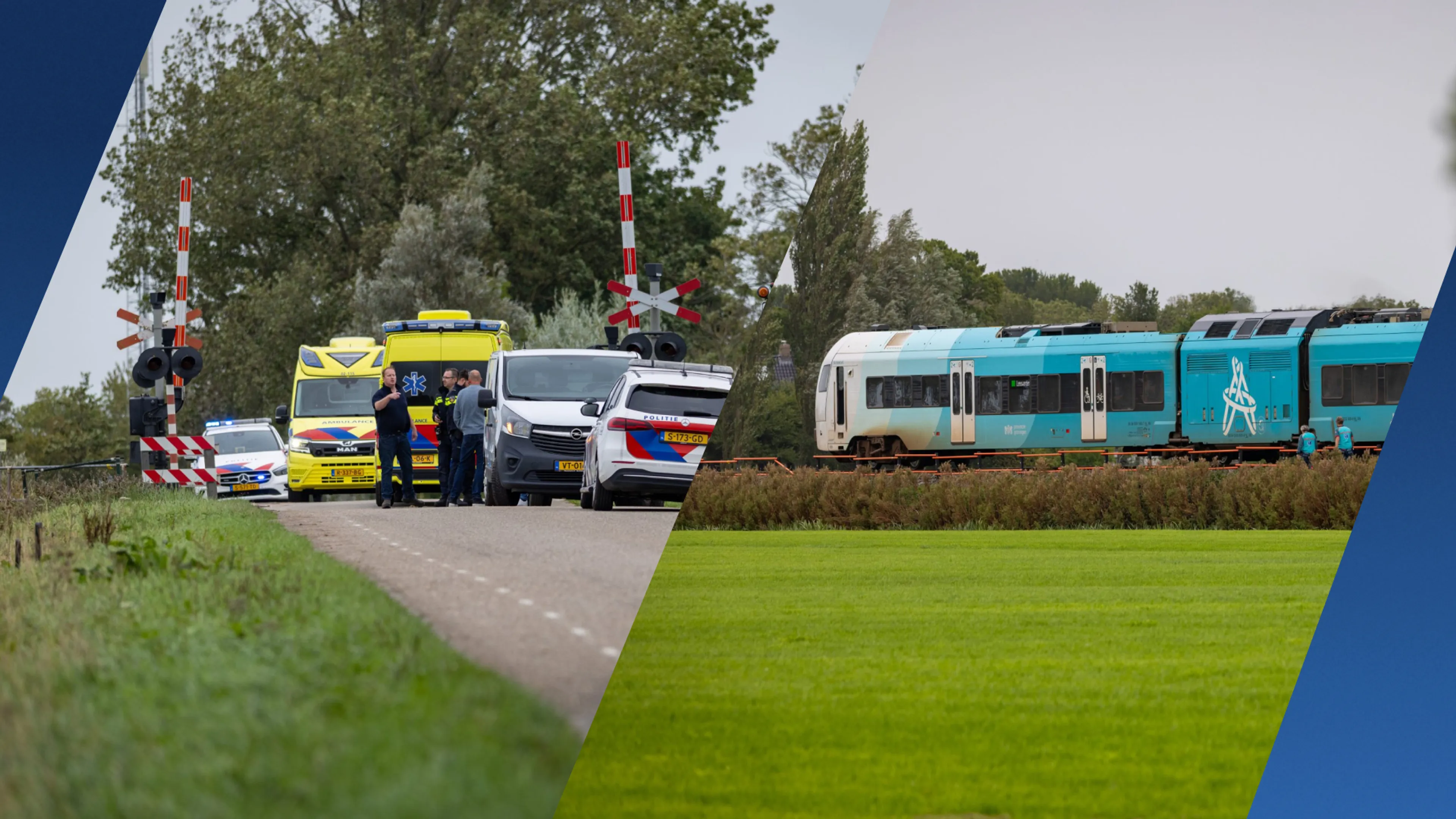 Fietser omgekomen bij aanrijding met trein in Mantgum
