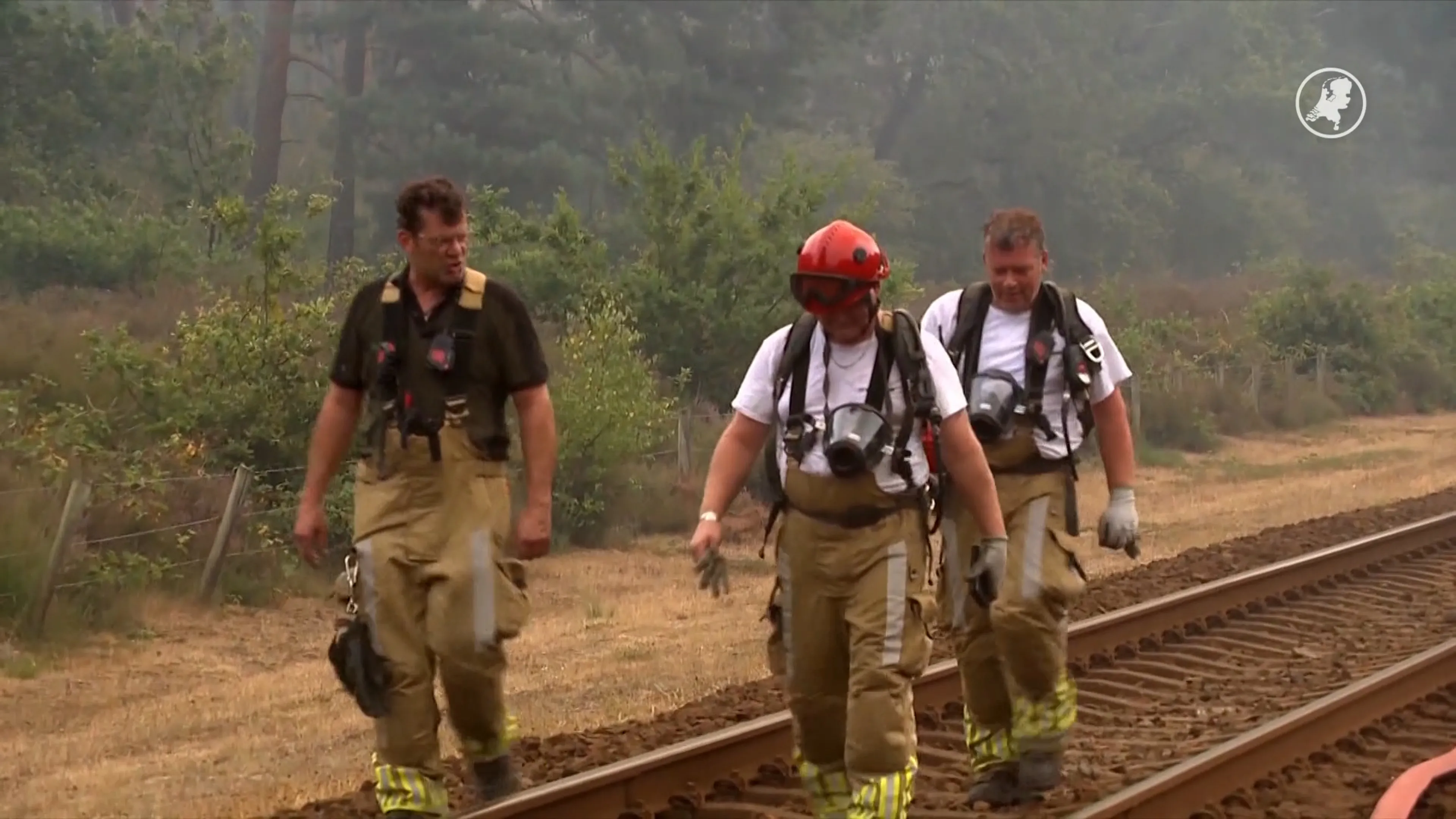 Grote brand in Limburgs natuurgebied De Rosmolen