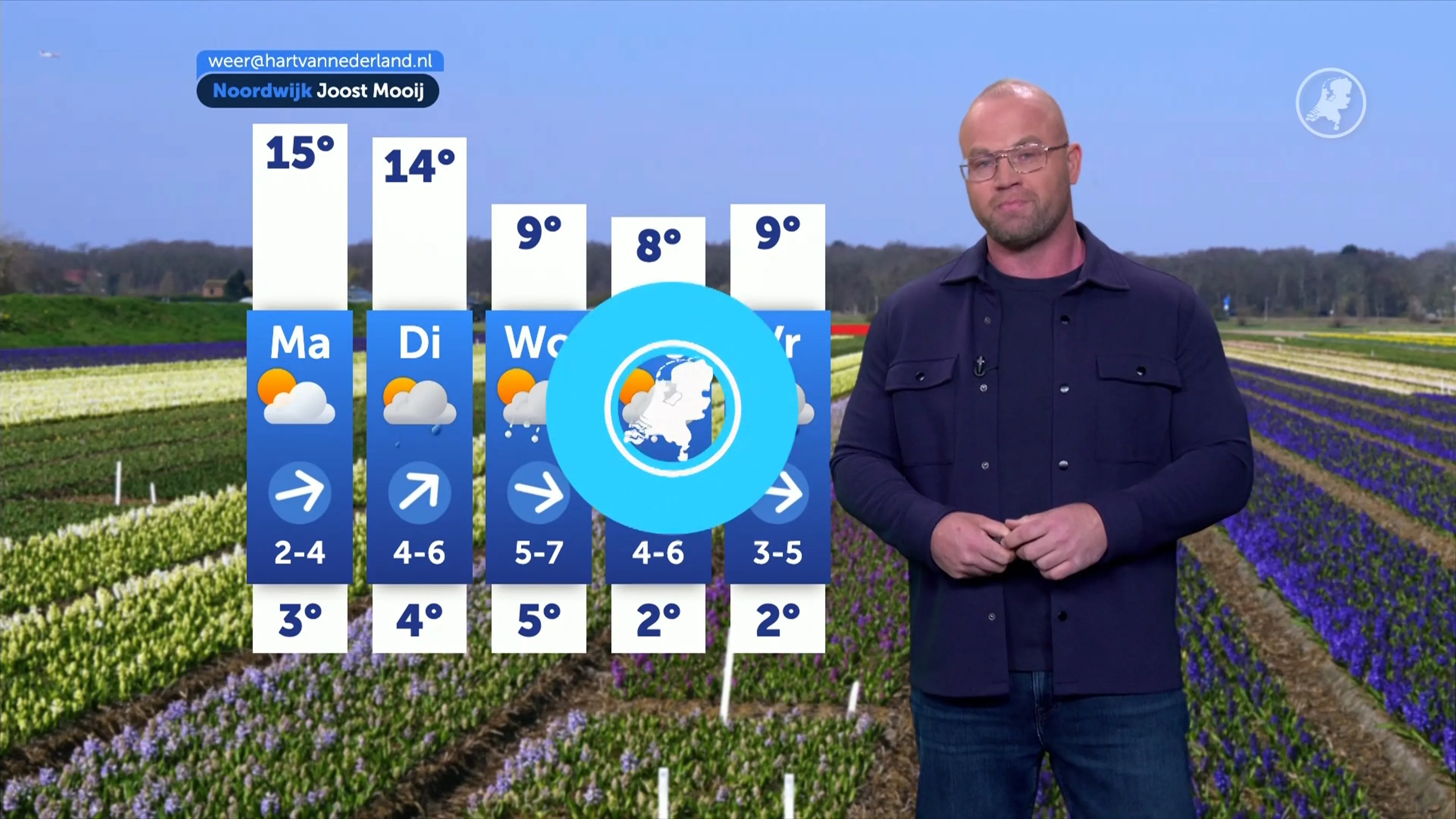 Weerbericht zondag 22 maart 2026