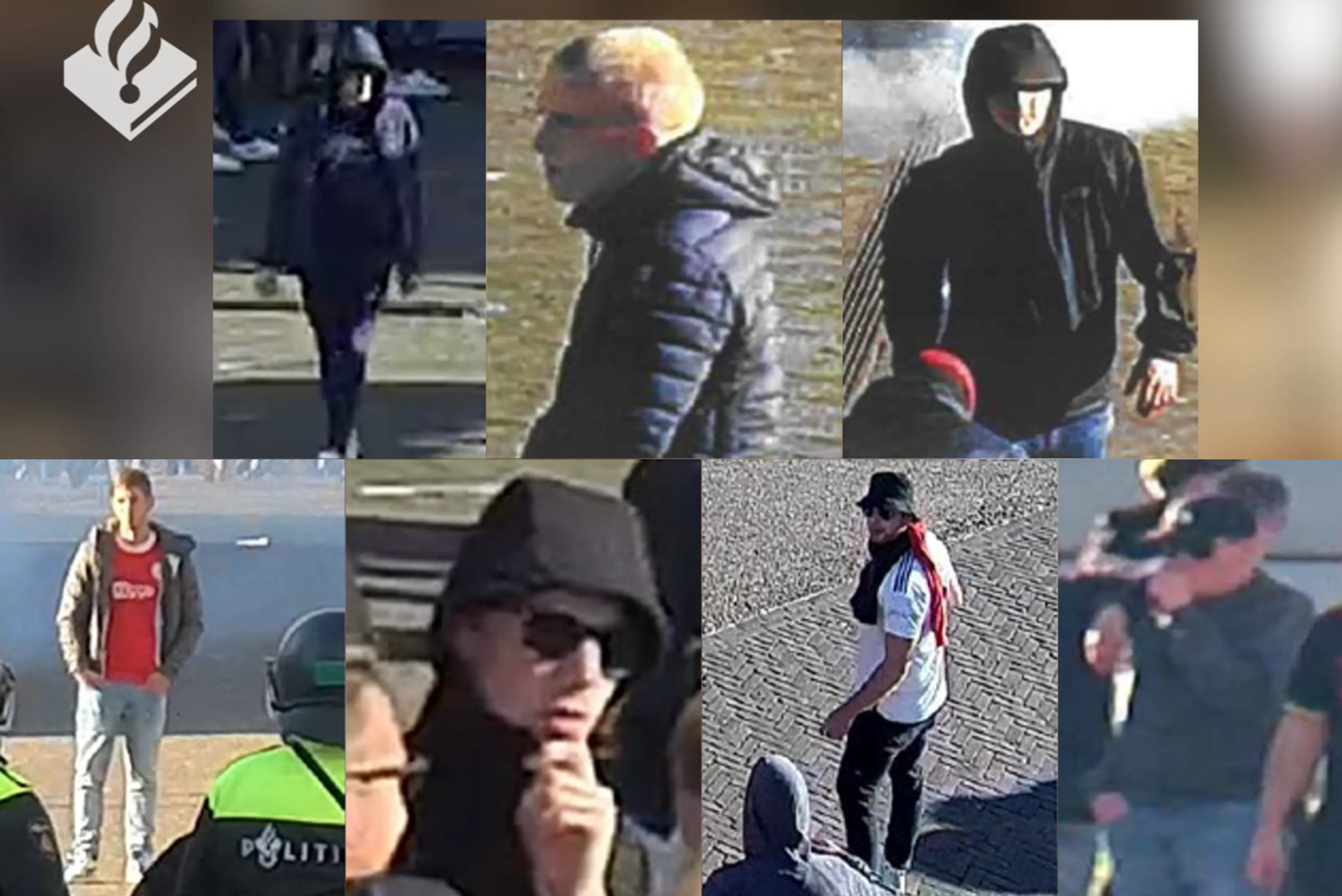 Politie deelt foto's zeven relschoppers klassieker Ajax-Feyenoord