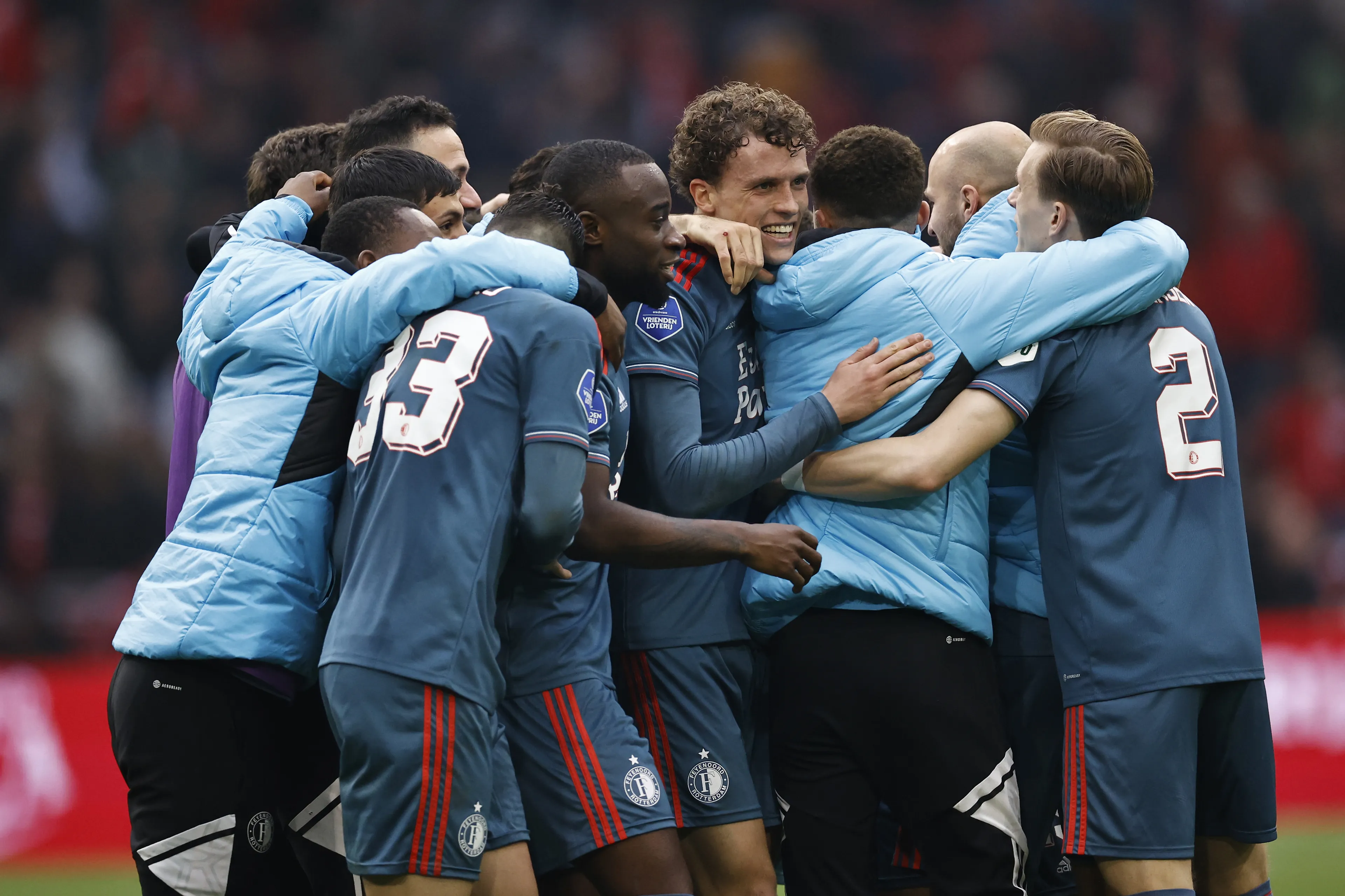 Feyenoord wint voor het eerst in achttien jaar in de Arena 