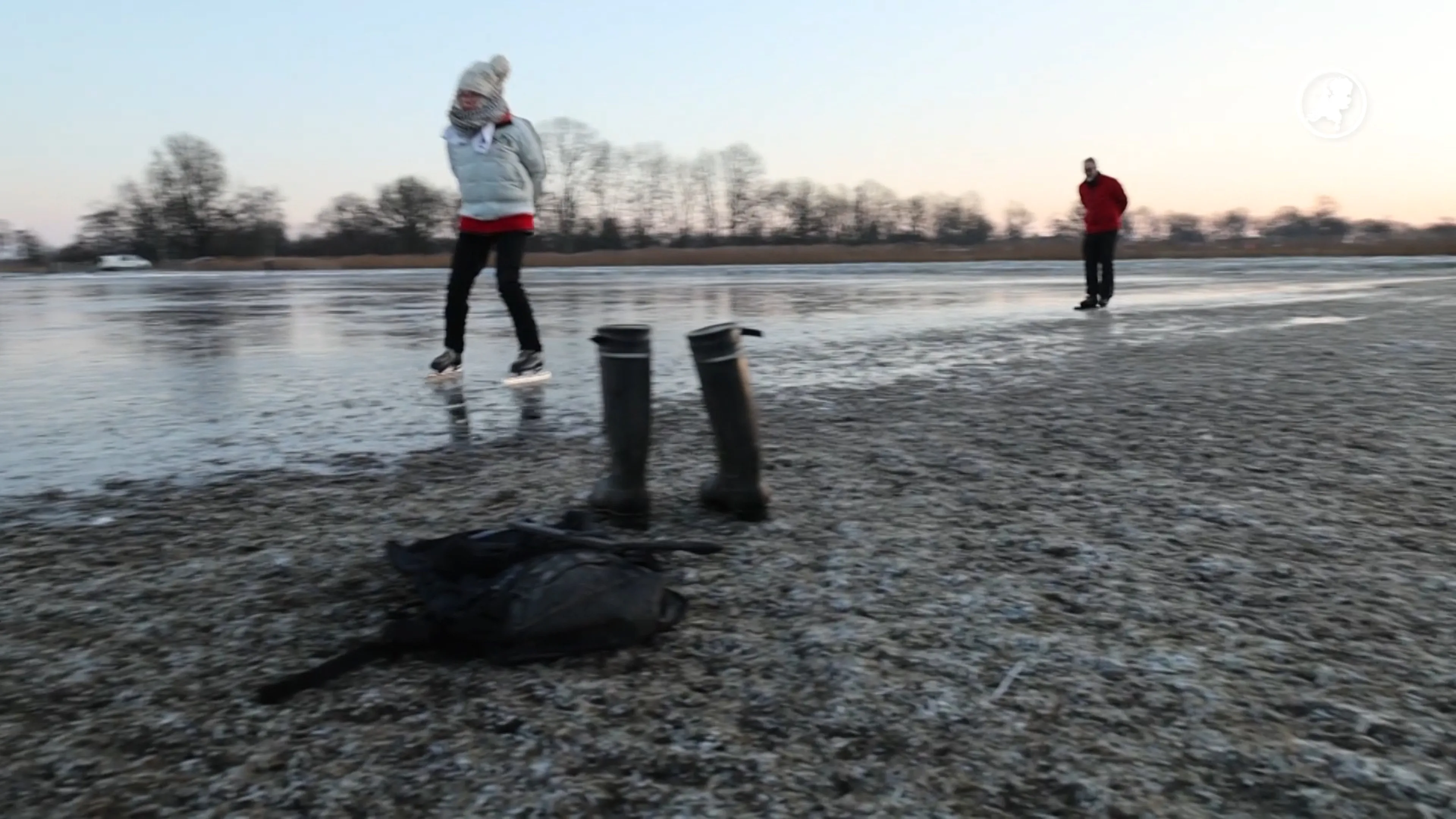 Waaghalzen zetten eerste streken op natuurijs: 'Het kan net'