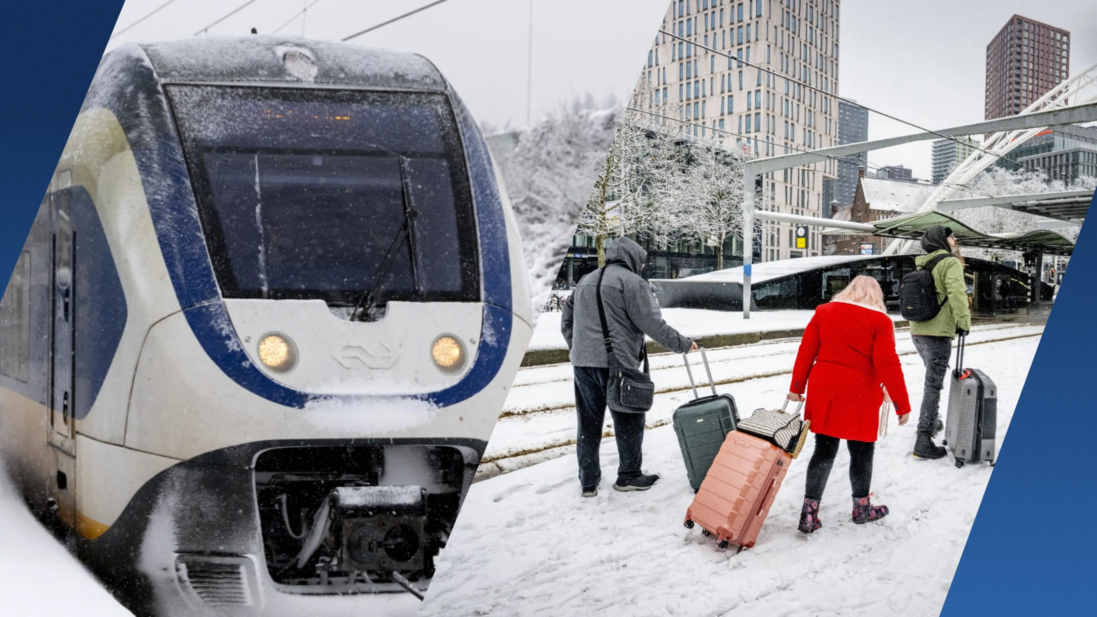 Treinreiziger opnieuw de klos: ook donderdag minder treinen door winterweer