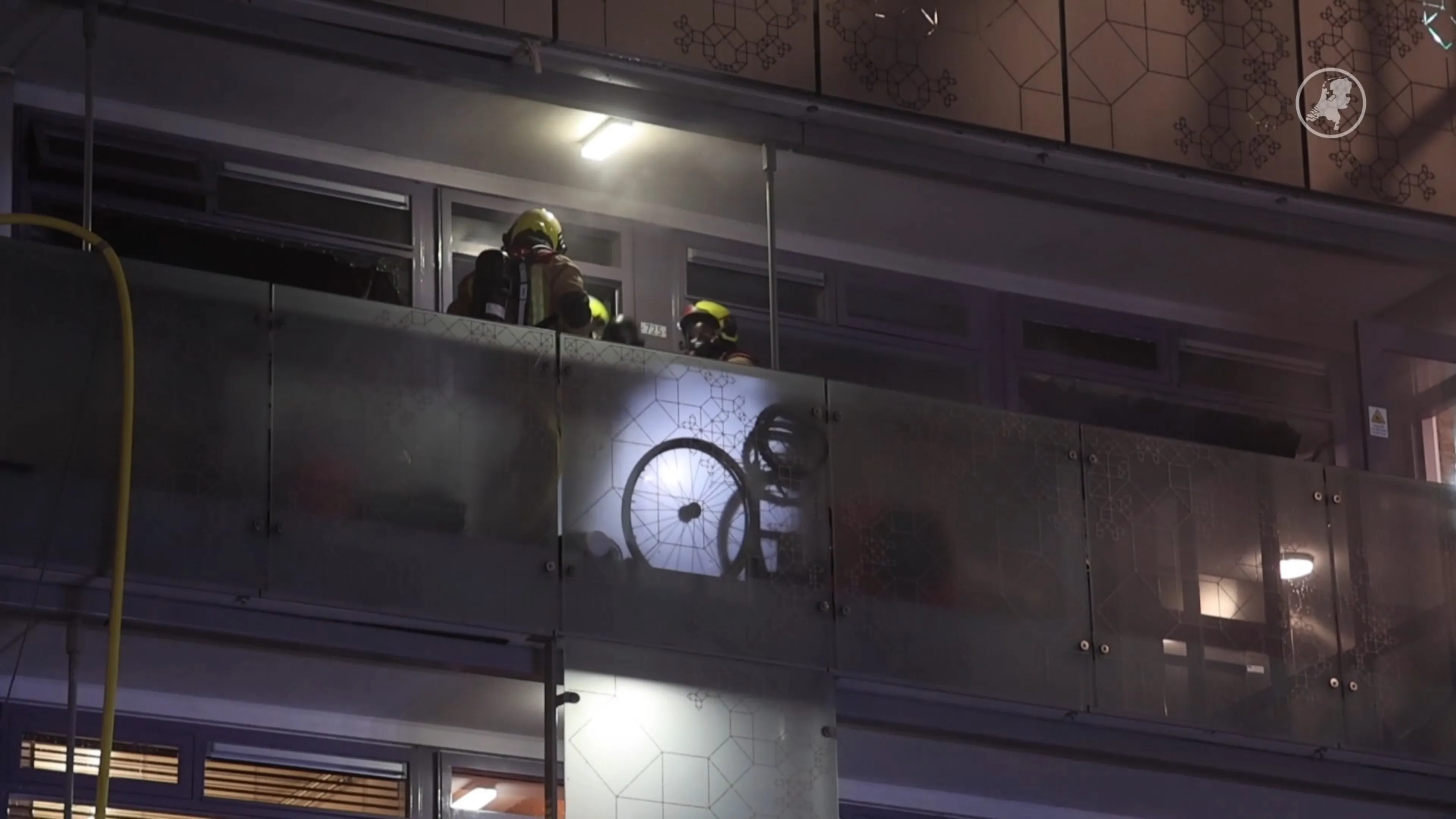 Brand in woning Leidschendam, 'bewoner zwaargewond'