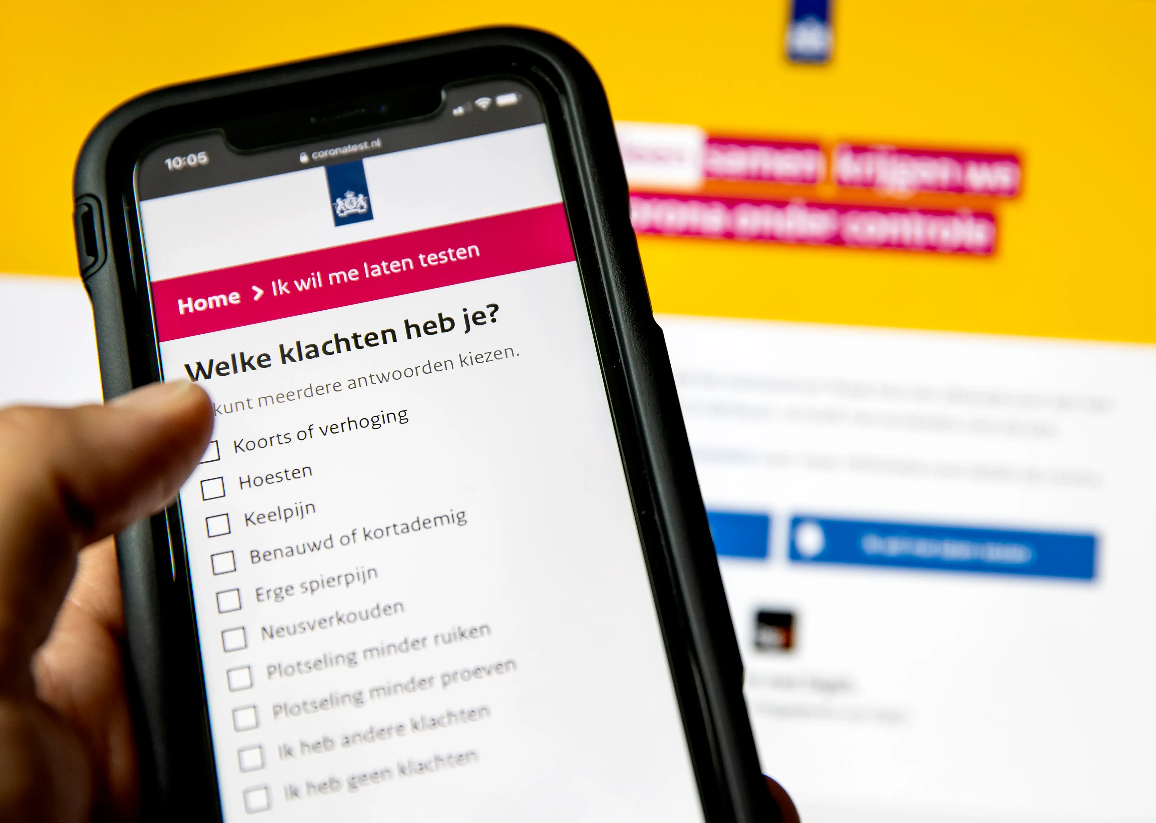 Storing verholpen, afspraak maken voor coronatest weer mogelijk
