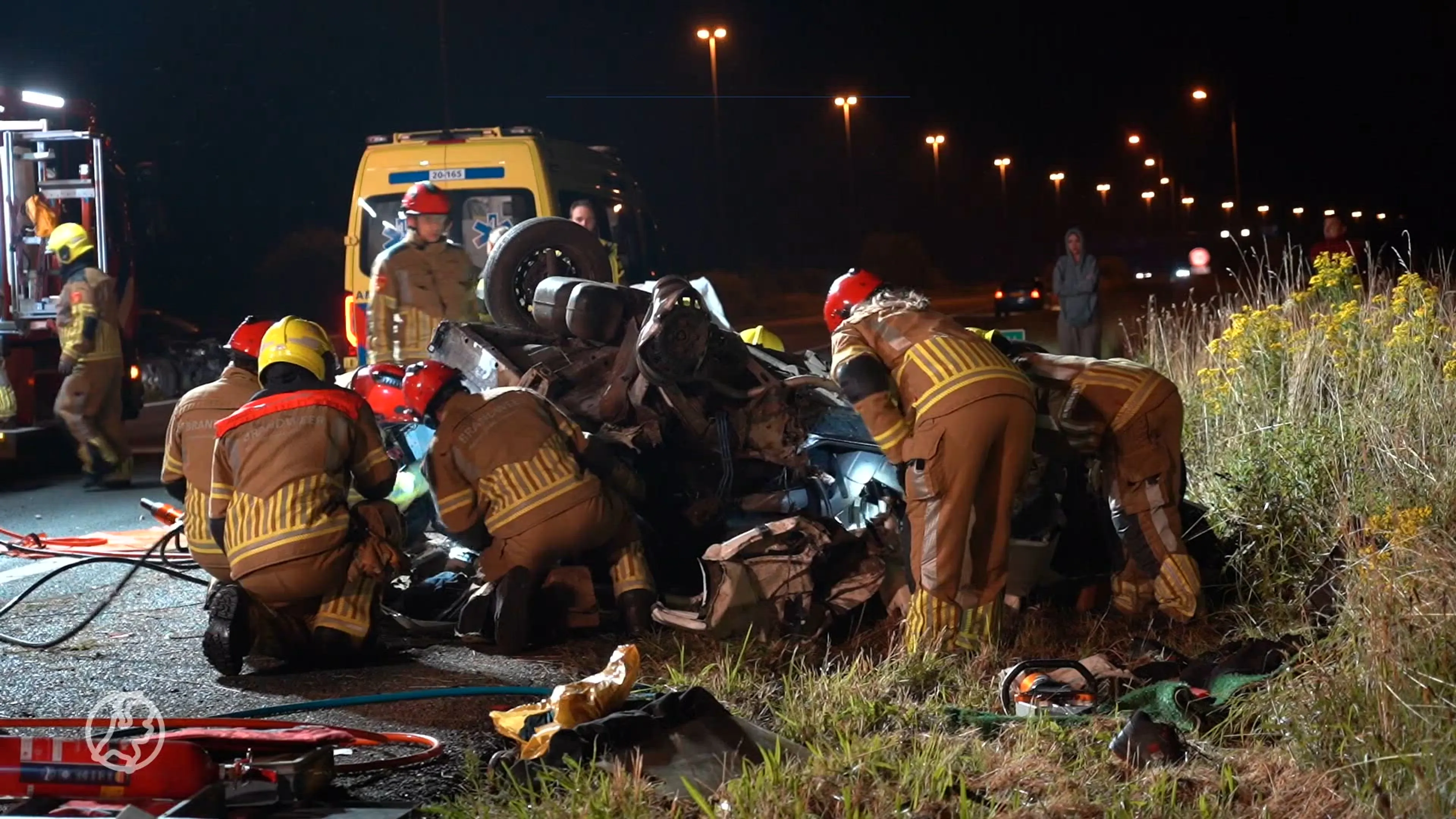 Vier gewonden bij ernstig ongeval op A58 bij Molenschot